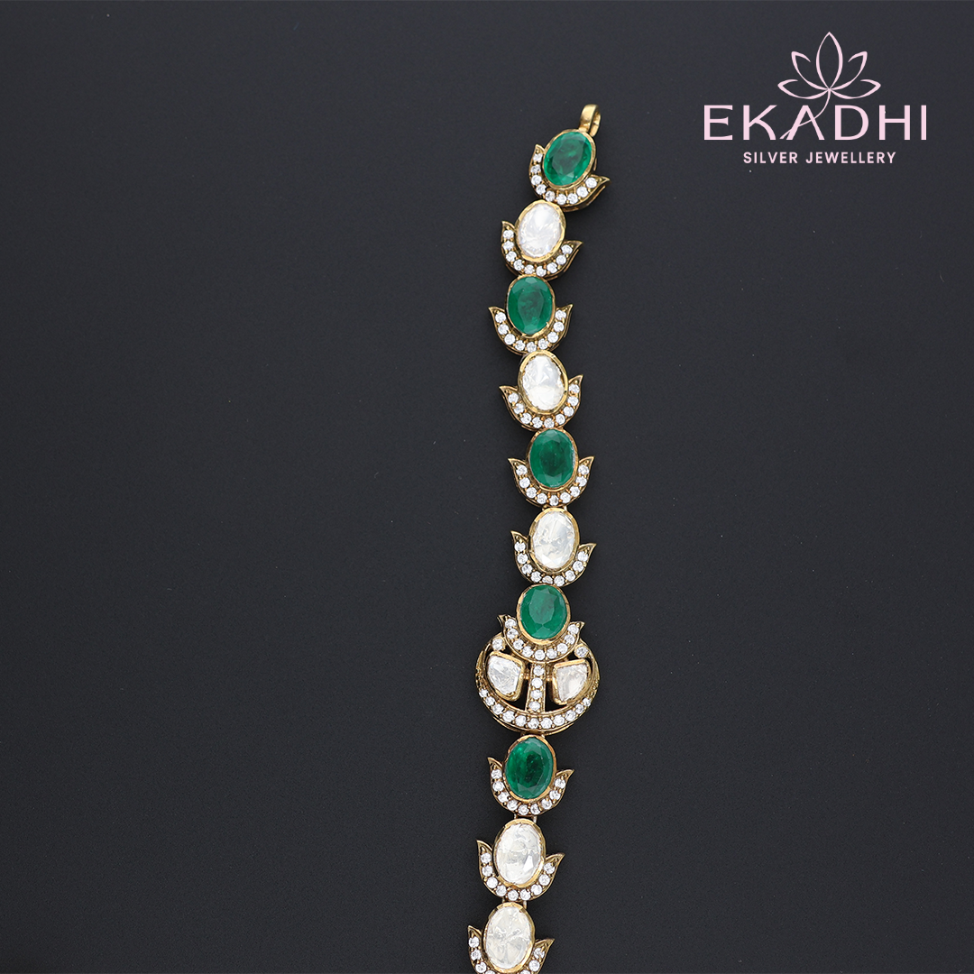 HJ10467 – Victorian Green Haram for Occasional Wear