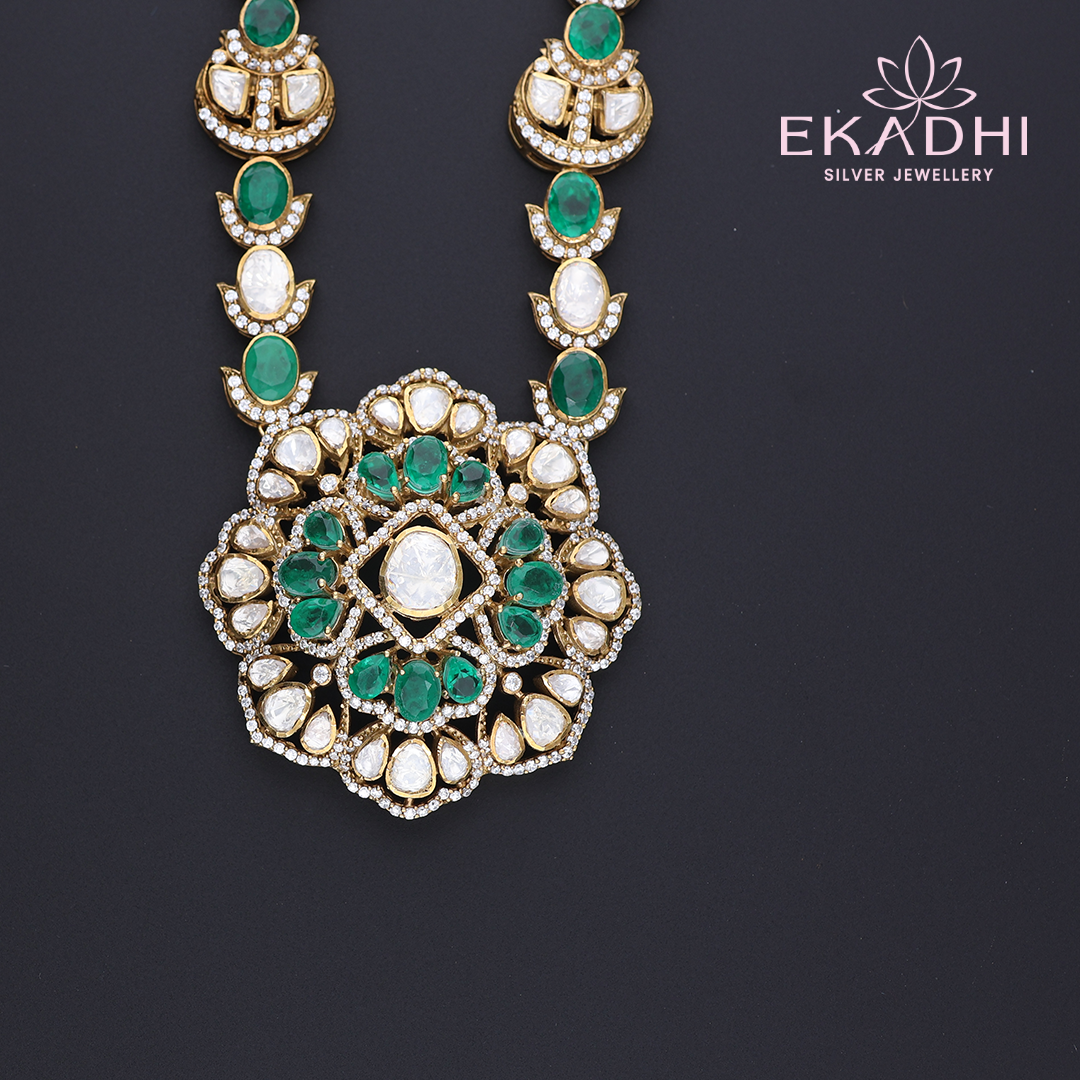 HJ10467 – Victorian Green Haram for Occasional Wear