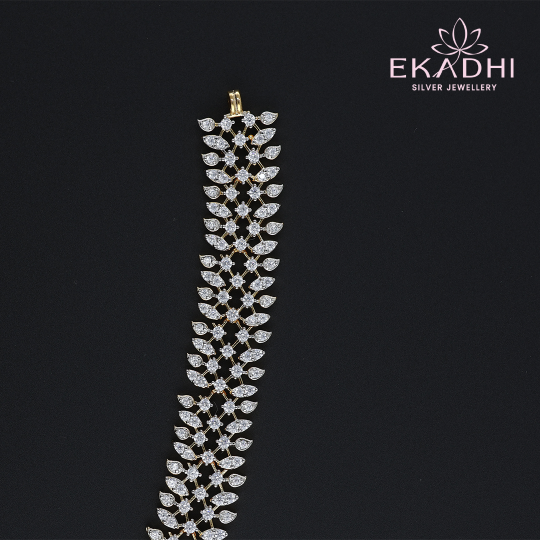 Title: HJ10568 – Premium CZ Necklace for Festive and Party Wear