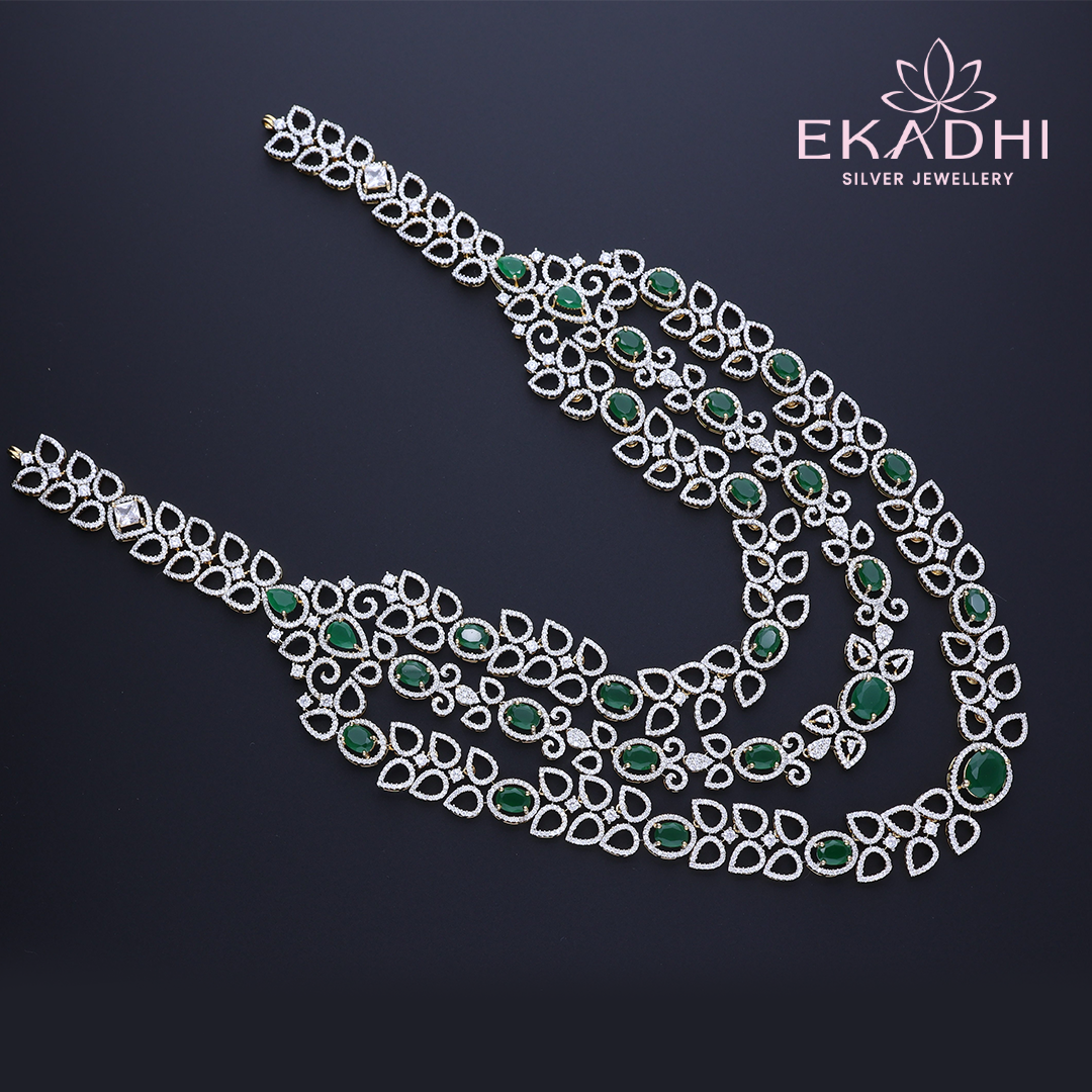 HJ10627 – 3-Layered Premium CZ Necklace