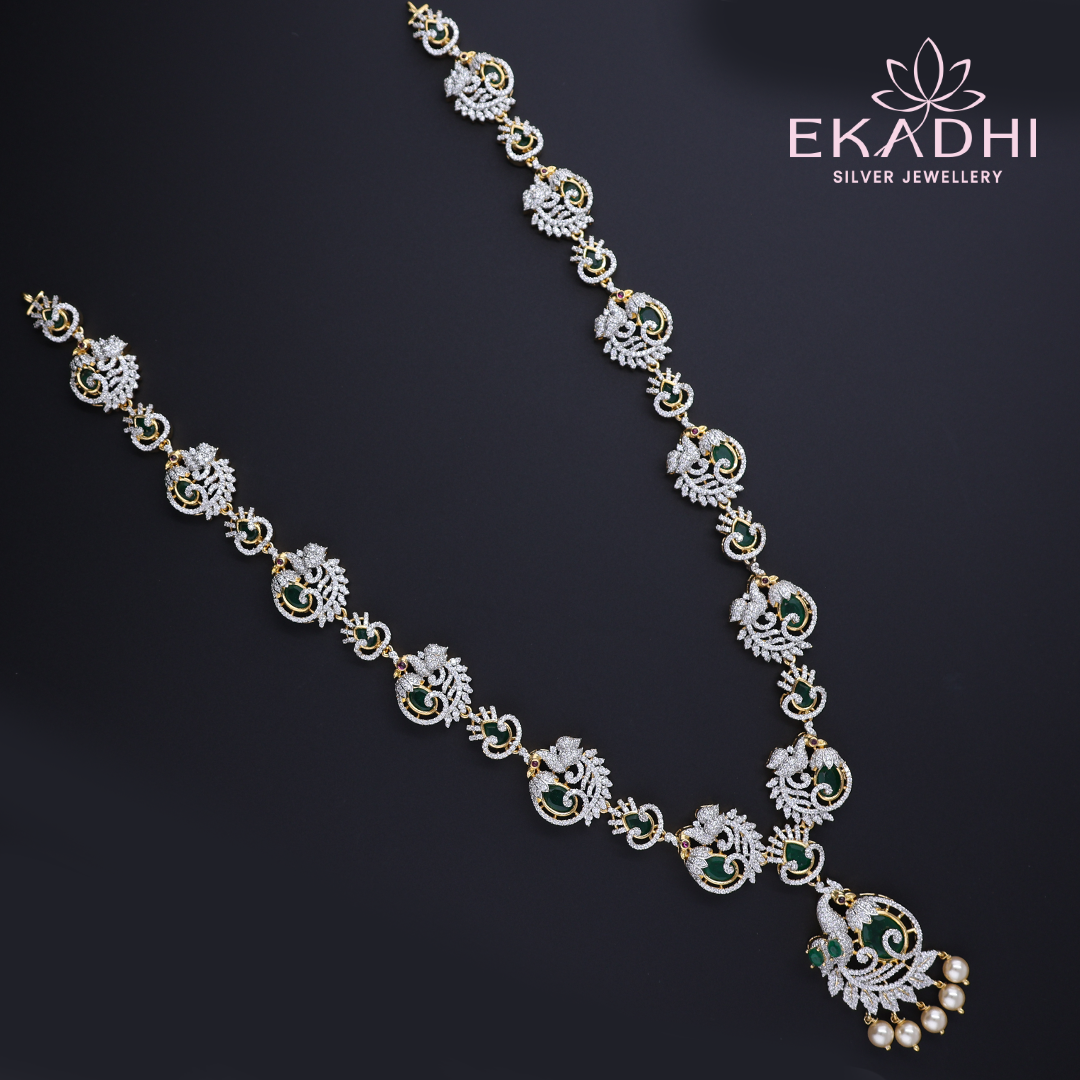 HJ11706 – Premium CZ Haram with Intricate Detailing