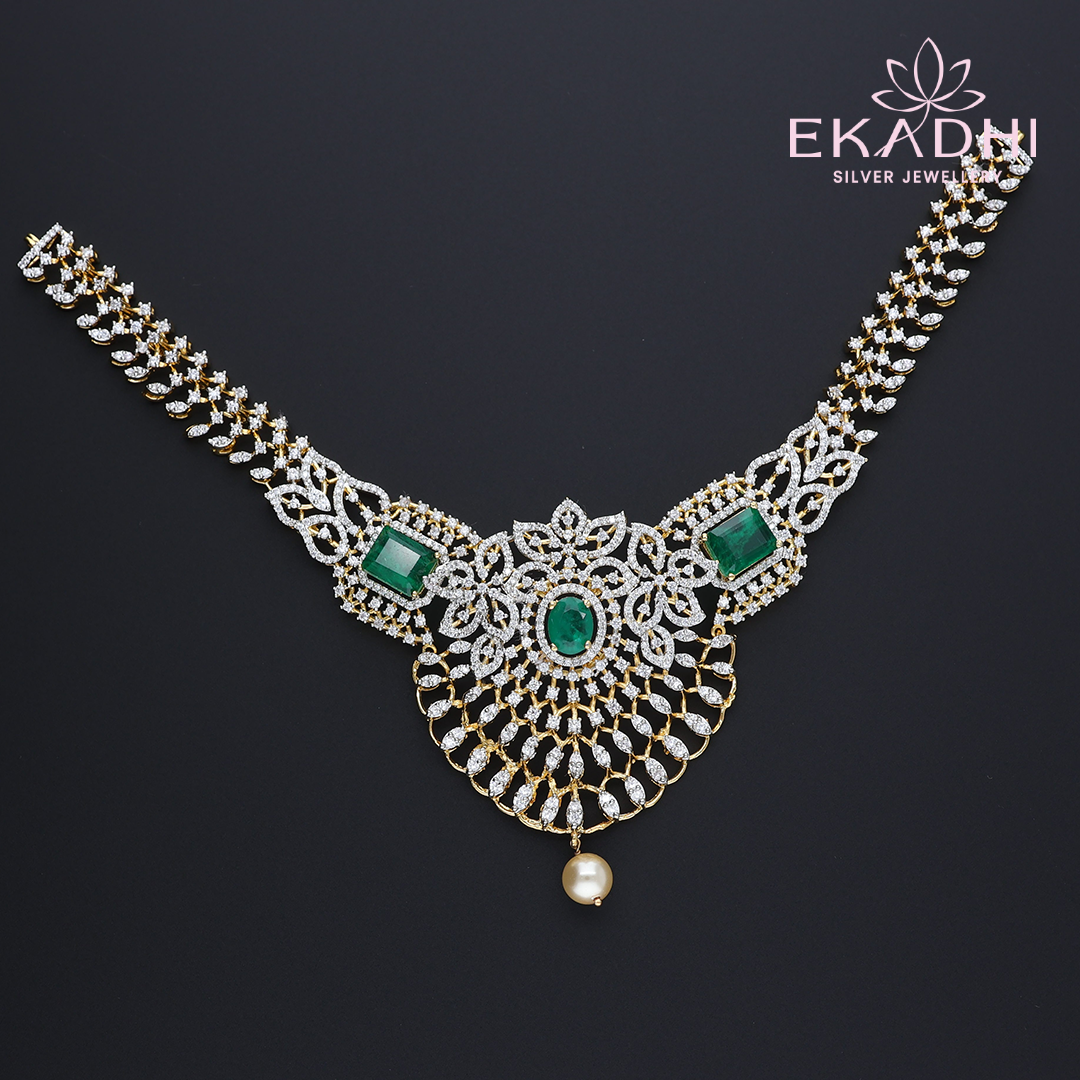 HJ11812 – Versatile Short CZ Necklace