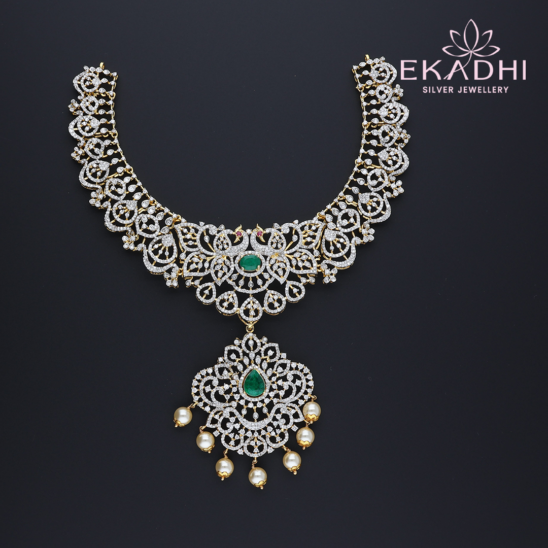 HJ11818 – Short Premium CZ Necklace