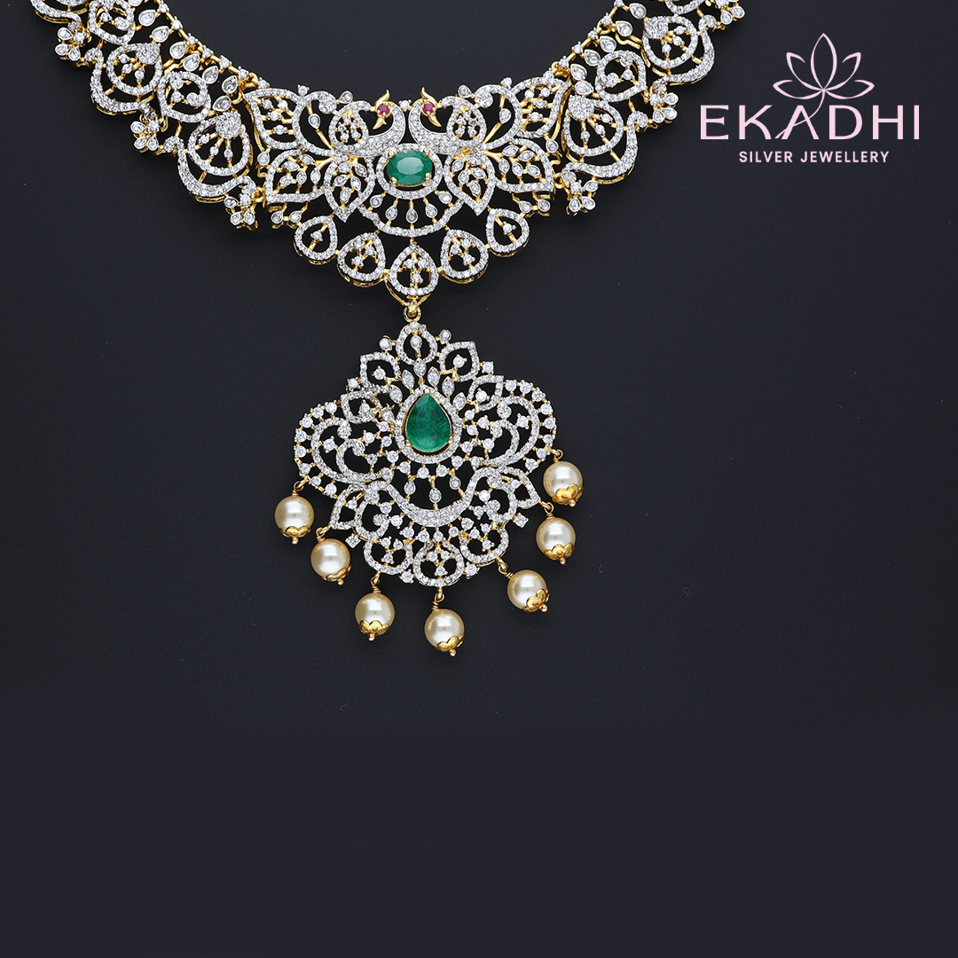 HJ11818 – Short Premium CZ Necklace