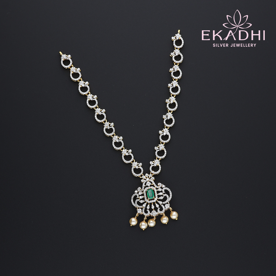 HJ11824 – Short Premium CZ Necklace
