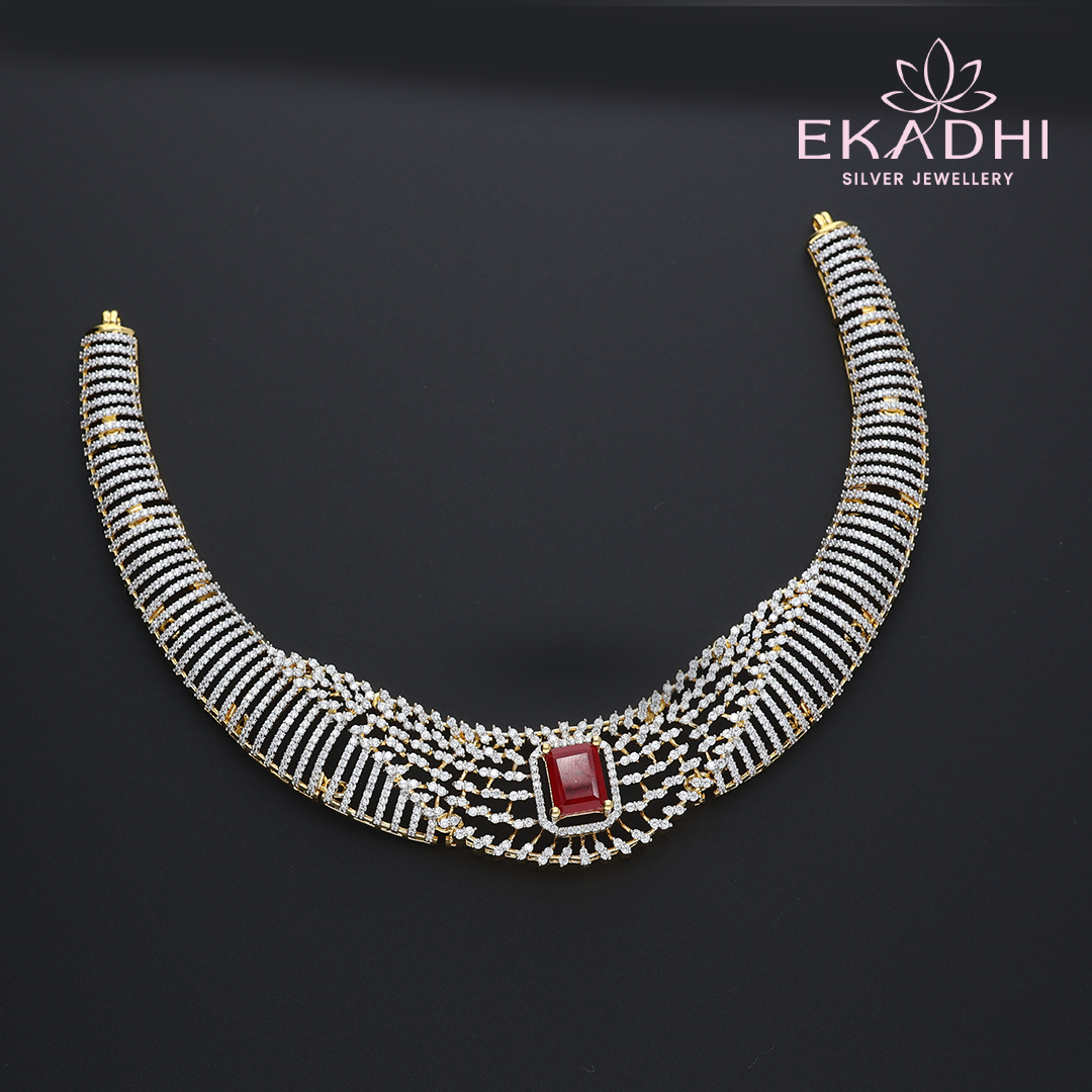 HJ11826 – Trendy Premium CZ Necklace