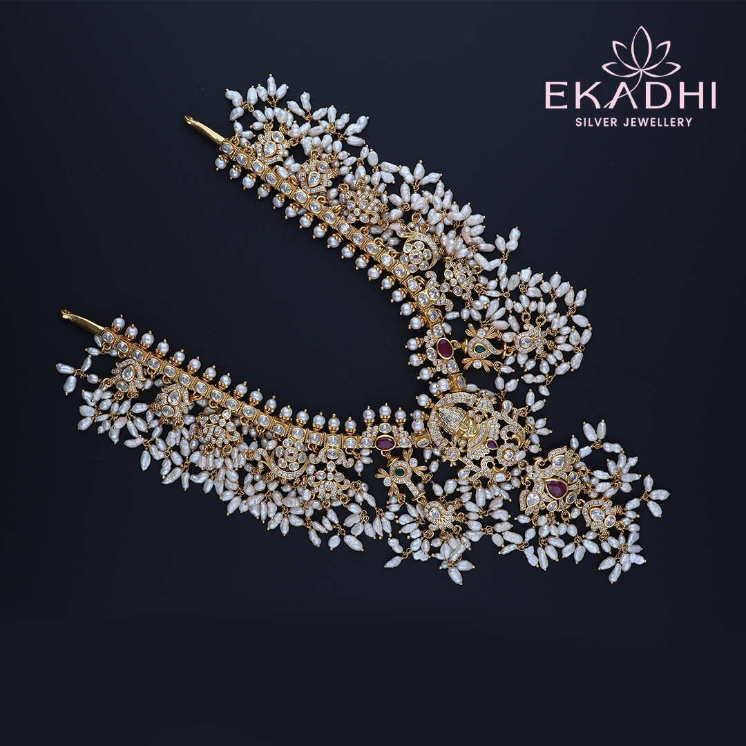 HJ11922 – Guttapusalu Nakshi CZ Necklace