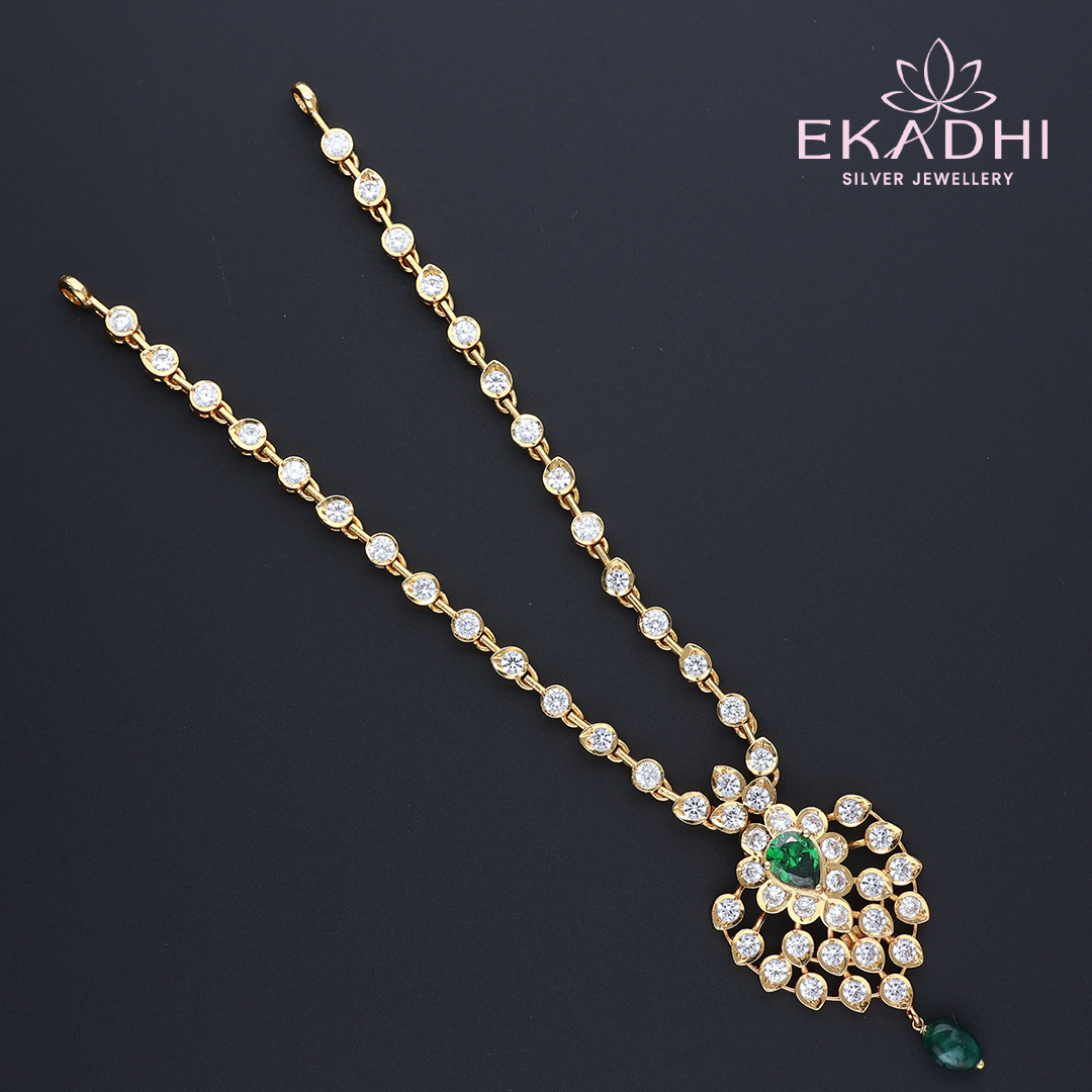 HJ11924 – Simple Yet Elegant Nakshi CZ Necklace