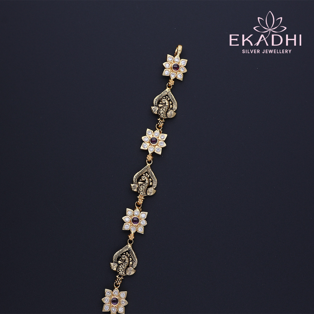 HJ11943 – Refined Nakshi CZ Chain Necklace