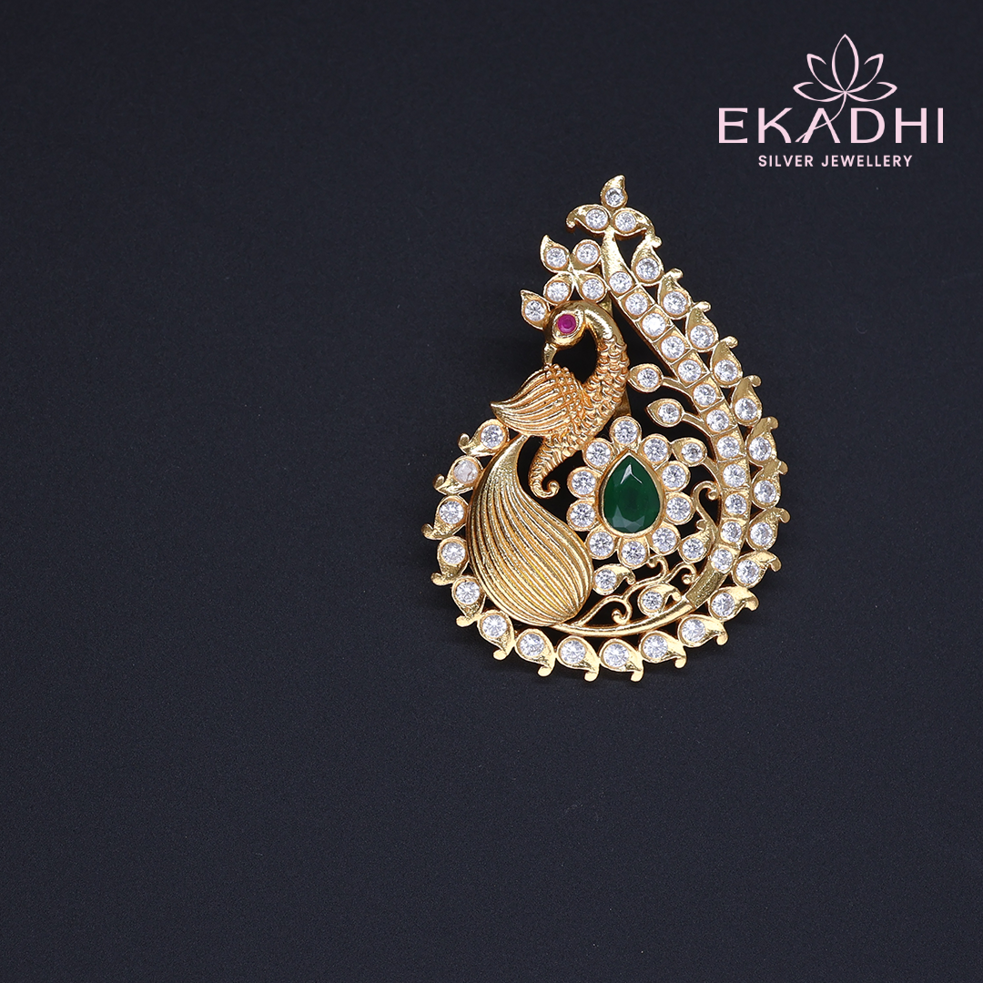 HJ11998 – Nakshi CZ Pendant with Fine Craftsmanship