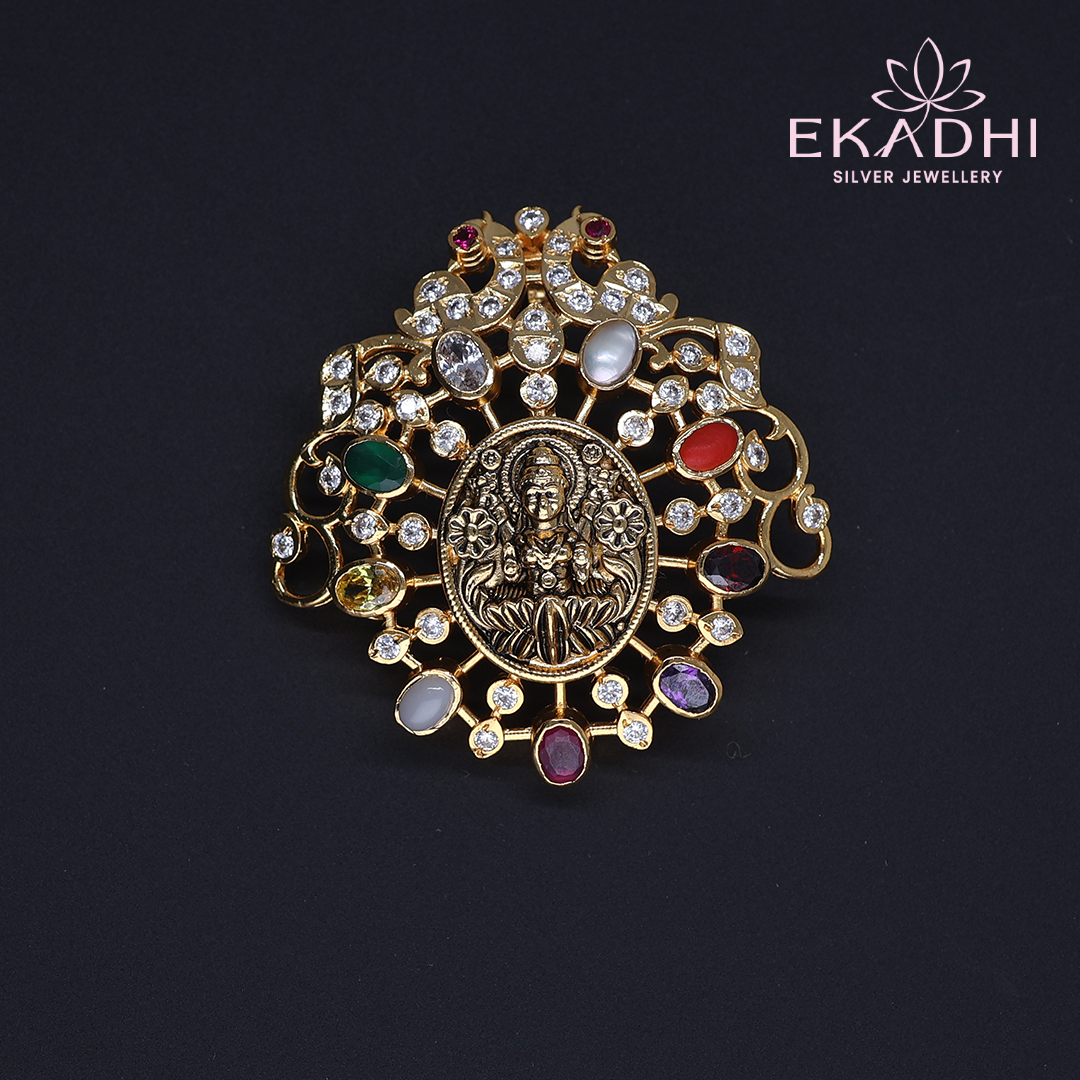 HJ12006 – Colourful CZ Pendant for Ethnic Charm