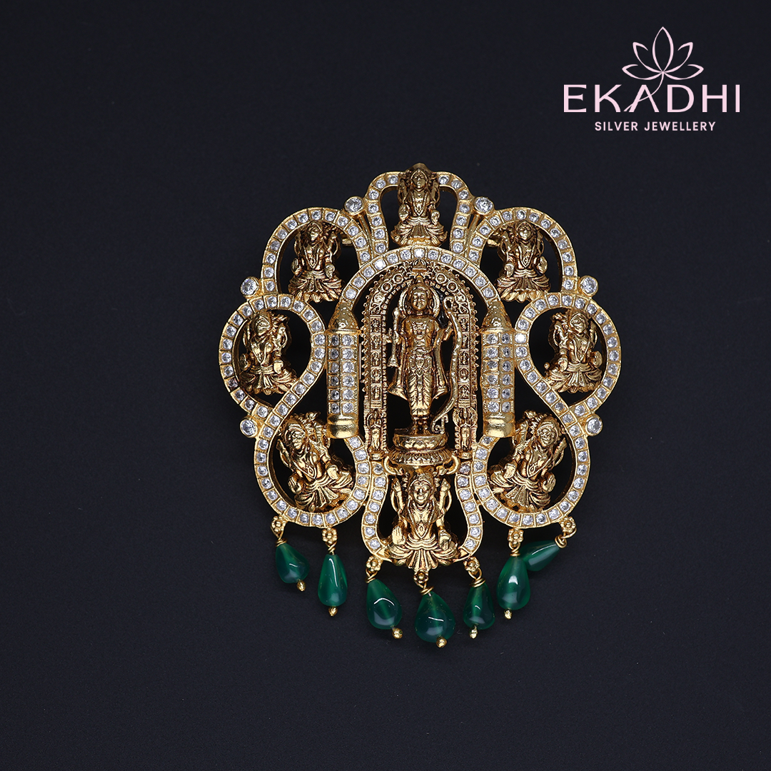 HJ12012 – Unique Design Pendant with Nakshi Touch