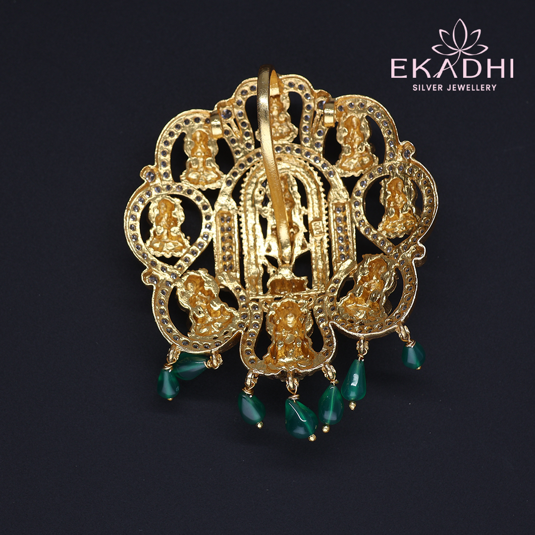 HJ12012 – Unique Design Pendant with Nakshi Touch