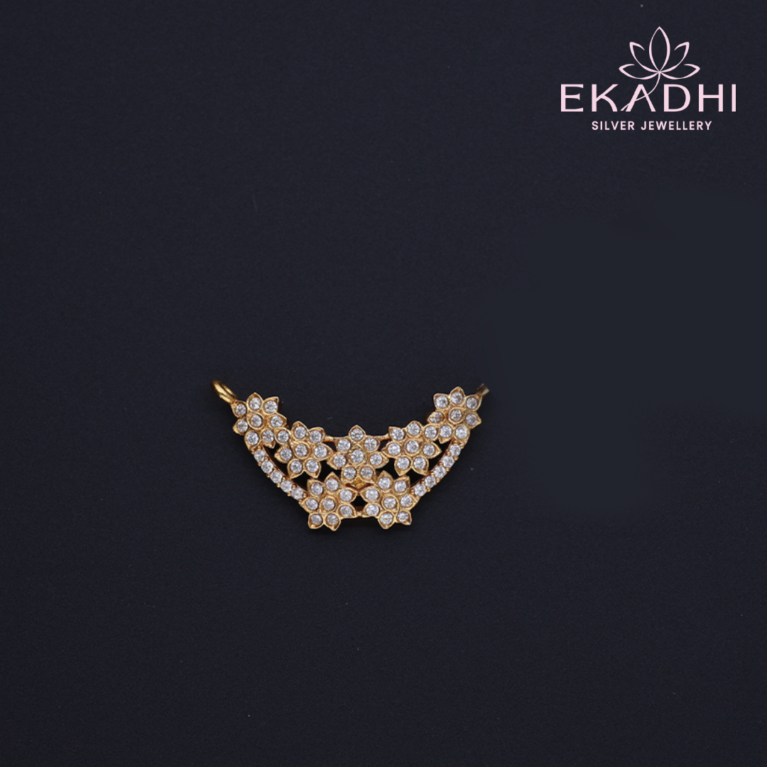 HJ12027 - CZ Black Bead Pendant