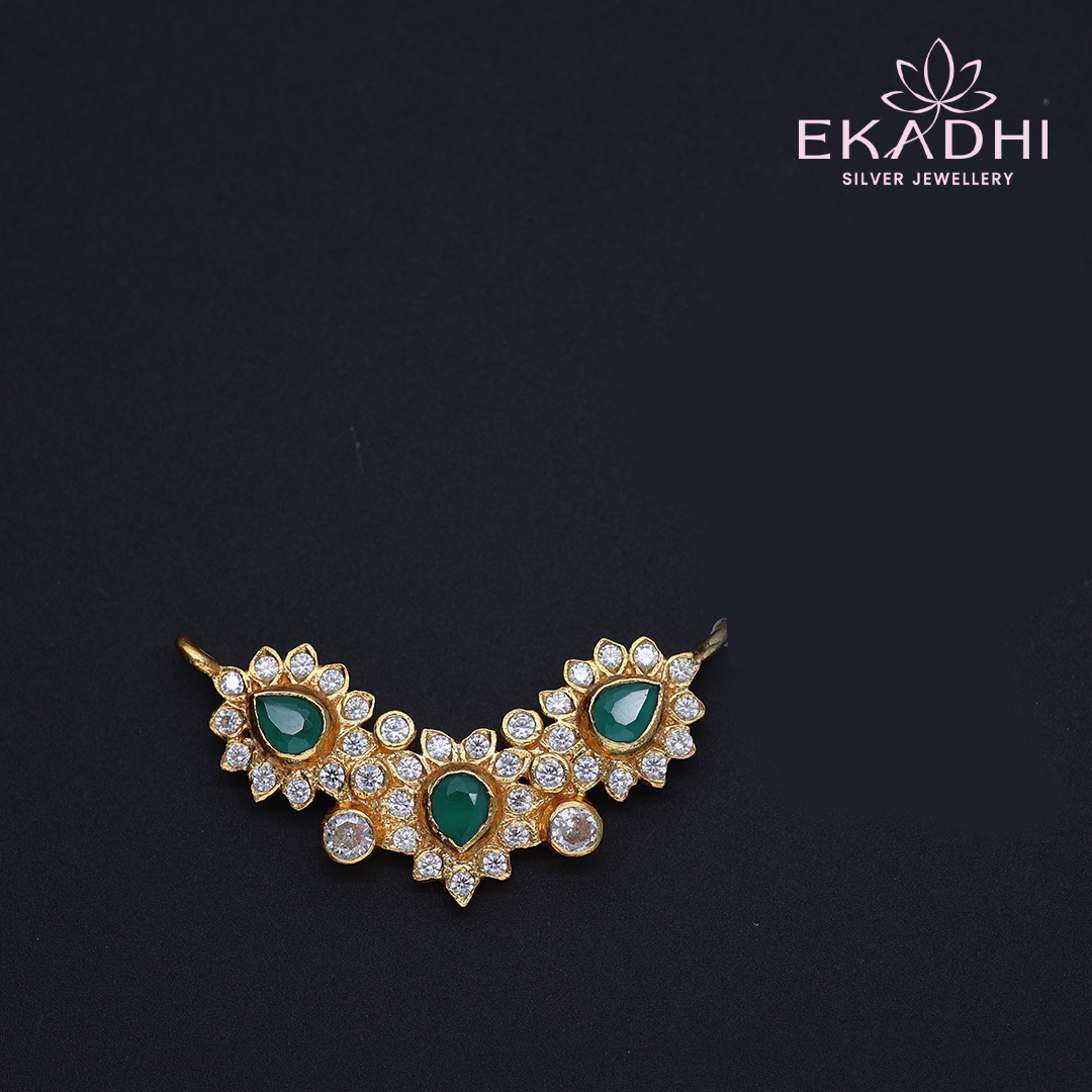 HJ12126 - CZ Black Bead Pendant