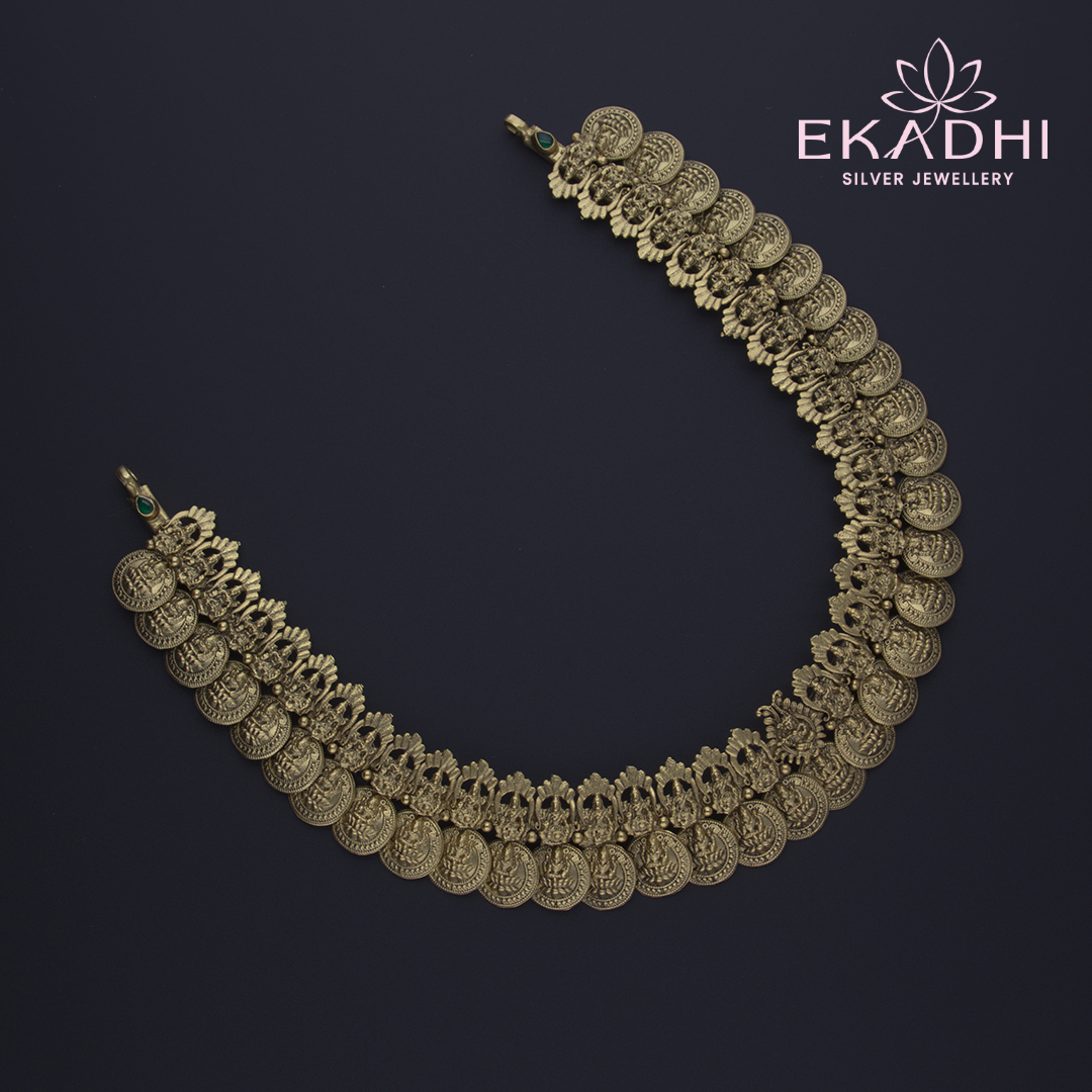 HJ12353 – Kasu Nakshi Necklace
