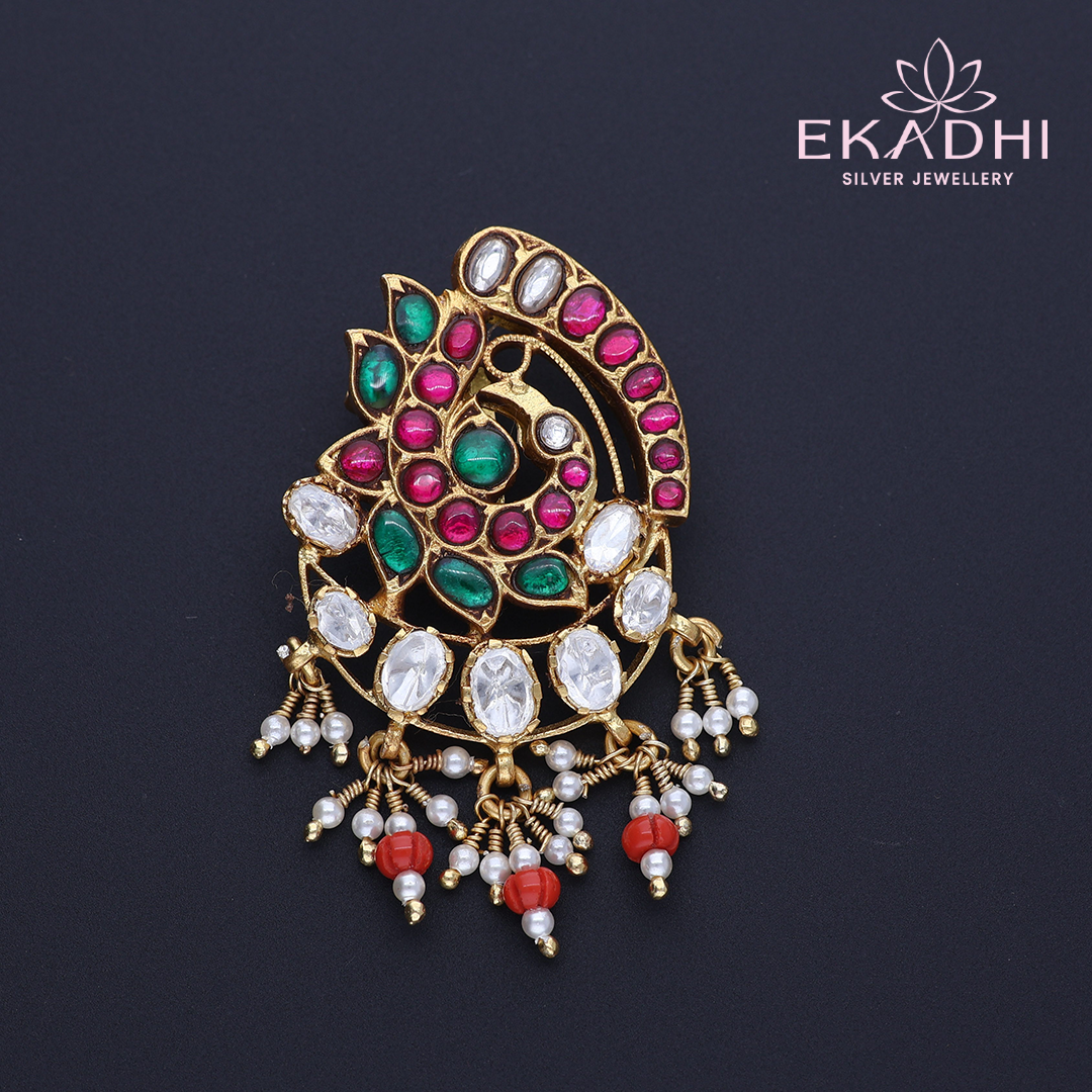 HJ12381 – Pink and Green Stone Pendant
