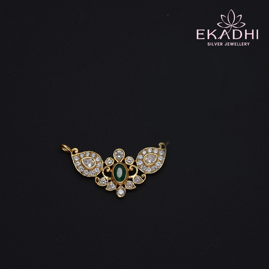 HJ12626 - CZ Black Bead Pendant