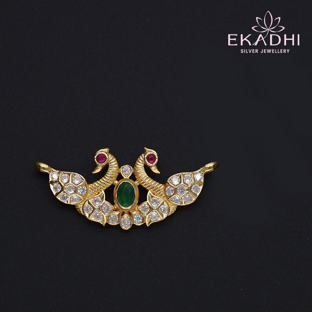 HJ12652 - CZ Black Bead Pendant