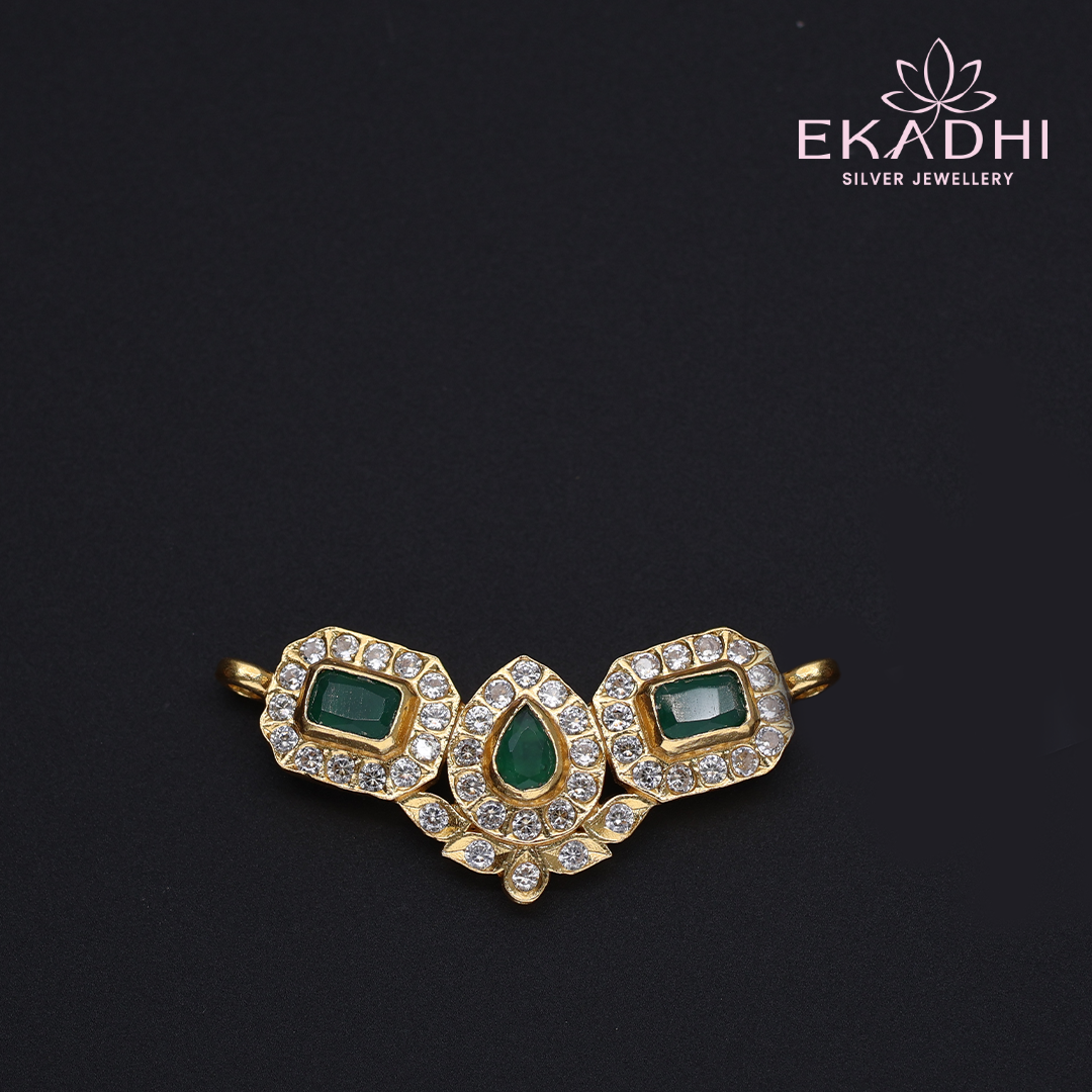 HJ12668 - CZ Black Bead Pendant