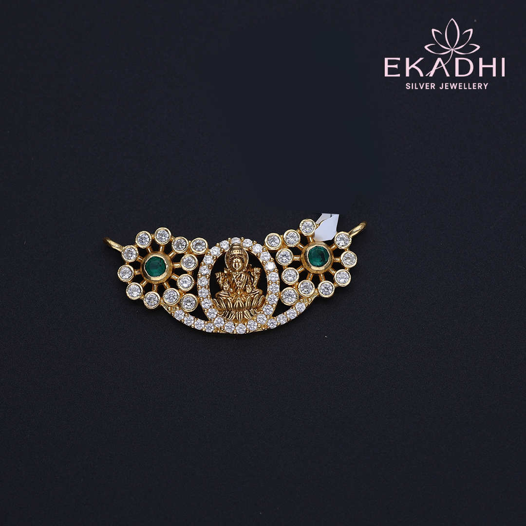 HJ12812 - CZ Black Bead Pendant