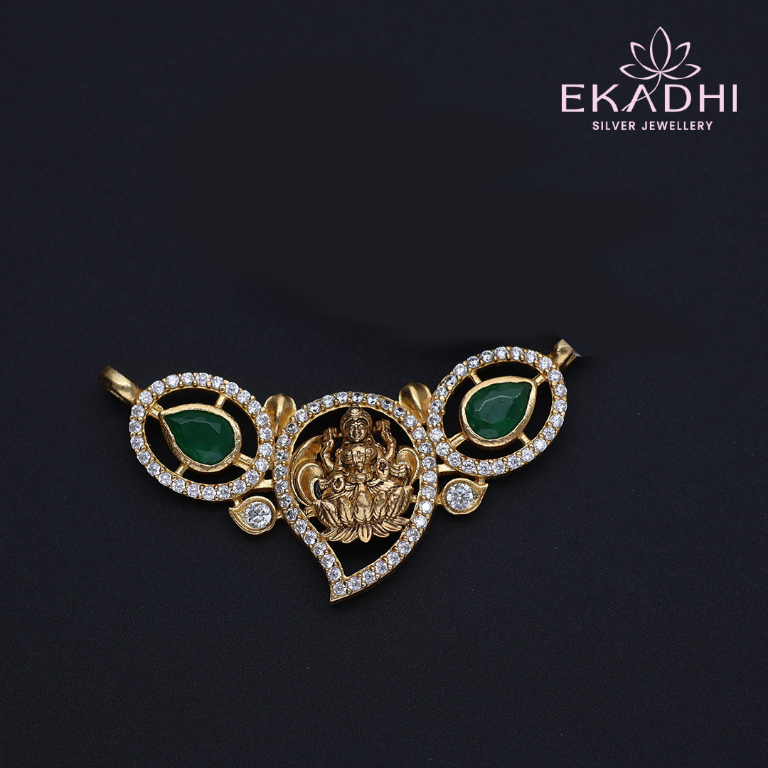 HJ12890 - CZ Black Bead Pendant