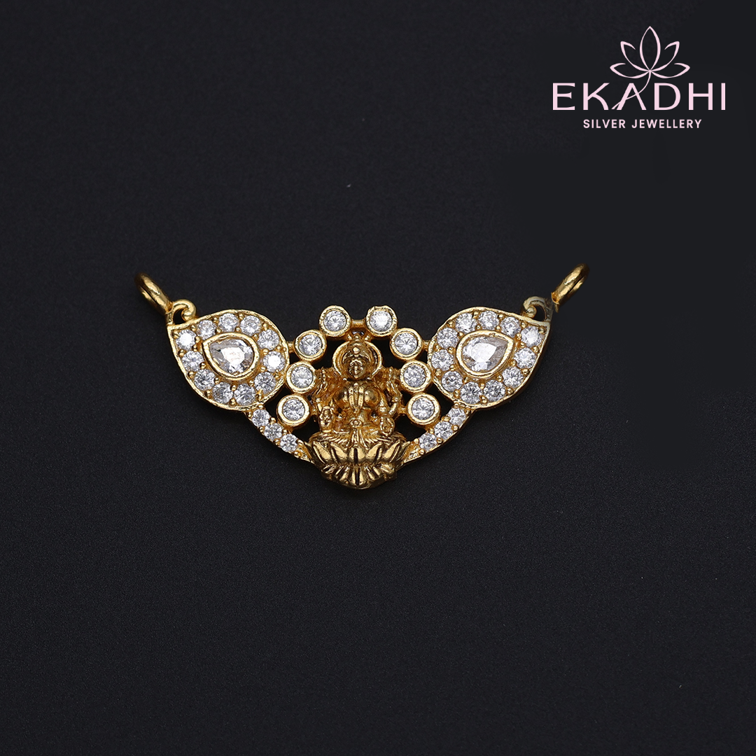 HJ12909 - Nakshi Black Bead Pendant