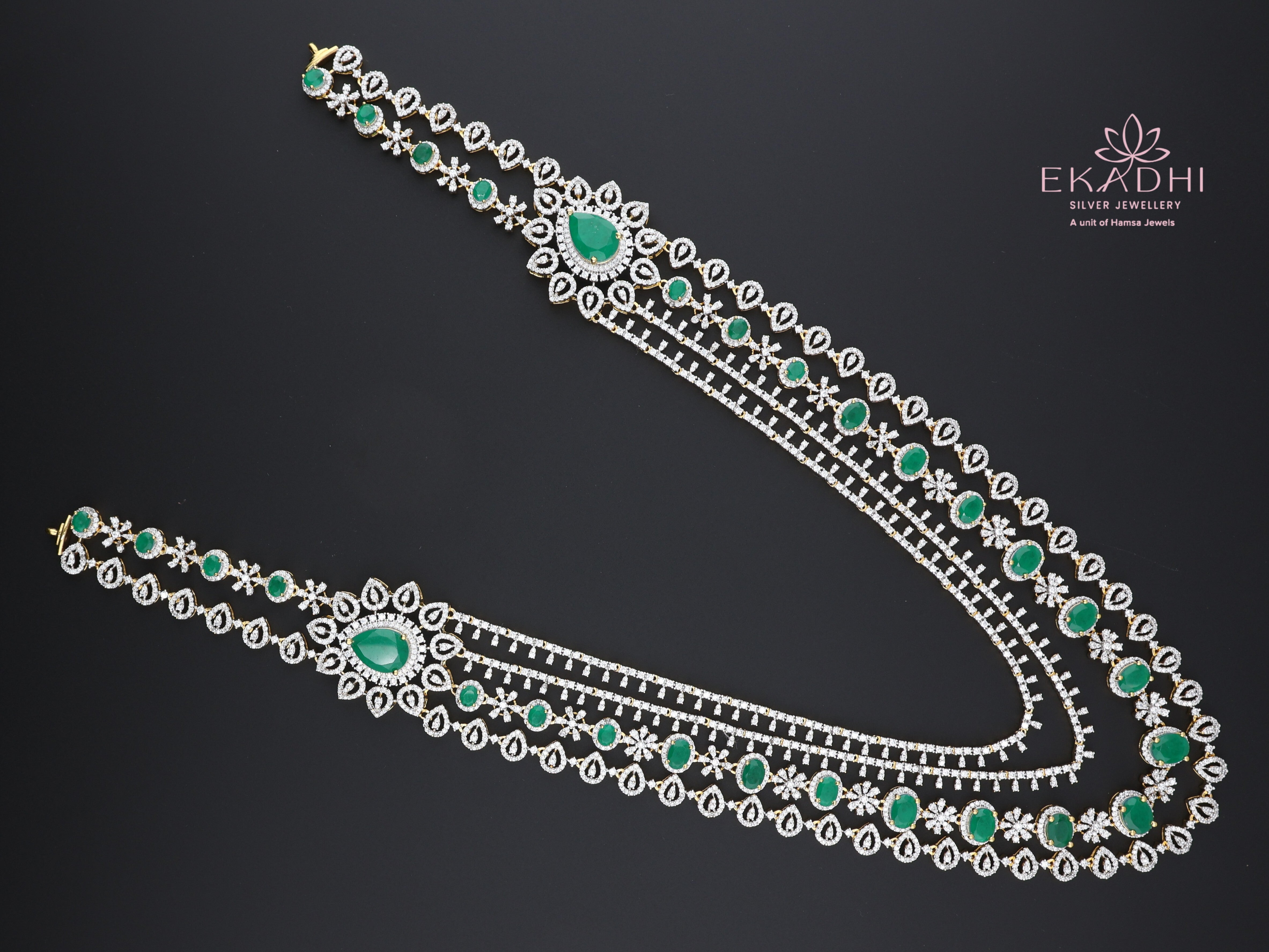 HJ13026 – Grand Looking Premium CZ Bridal Haram