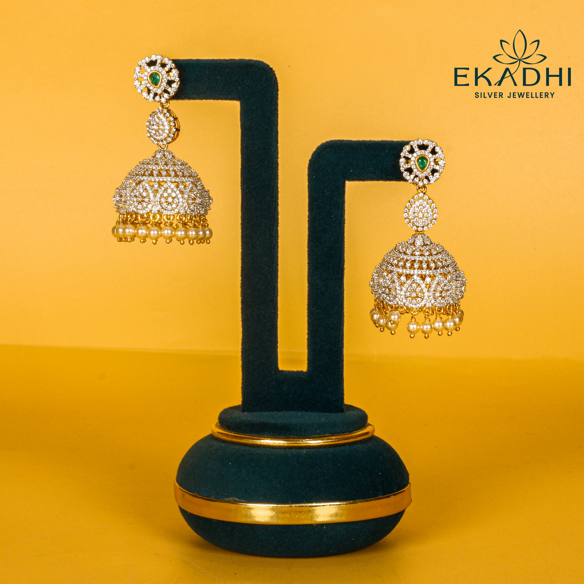 HJ13061 - PREMIUM CZ JHUMKA