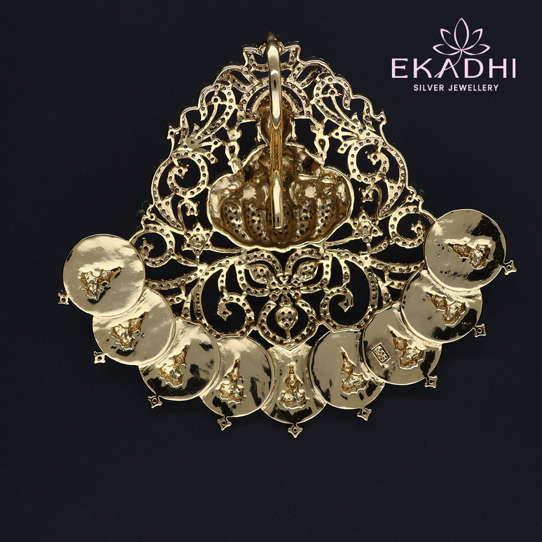 HJ13375 – Nakshi Pendant with Kasu Detailing