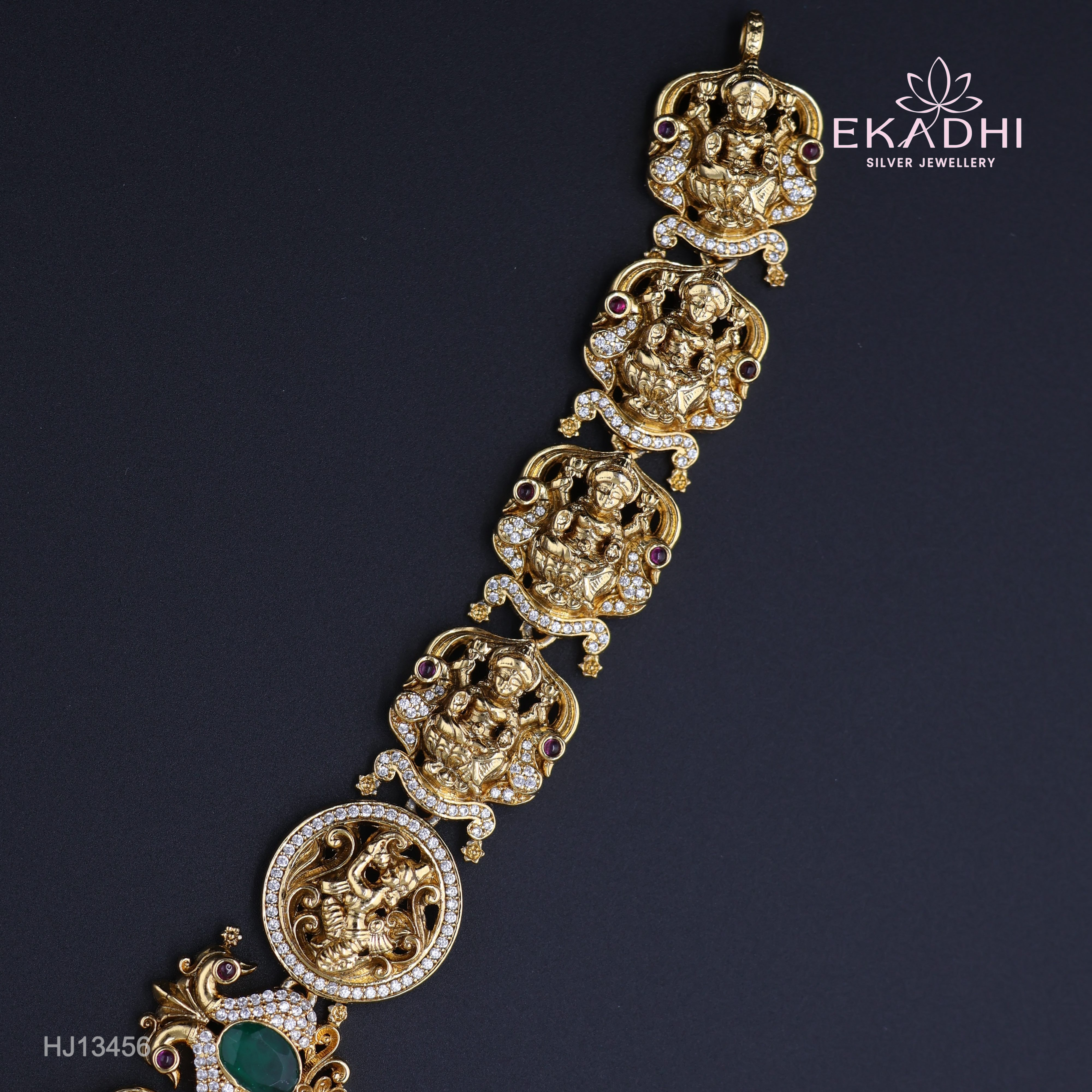 HJ13456 – Nakshi Ultra-Lightweight Temple Haram