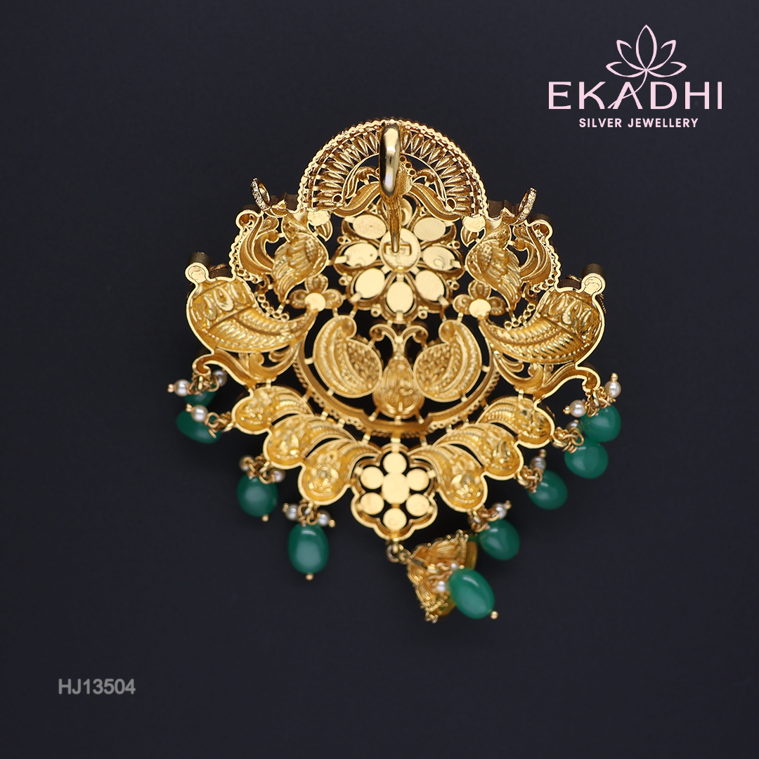 HJ13504 – Nakshi Ultra-Lightweight Pendant with Traditional Design