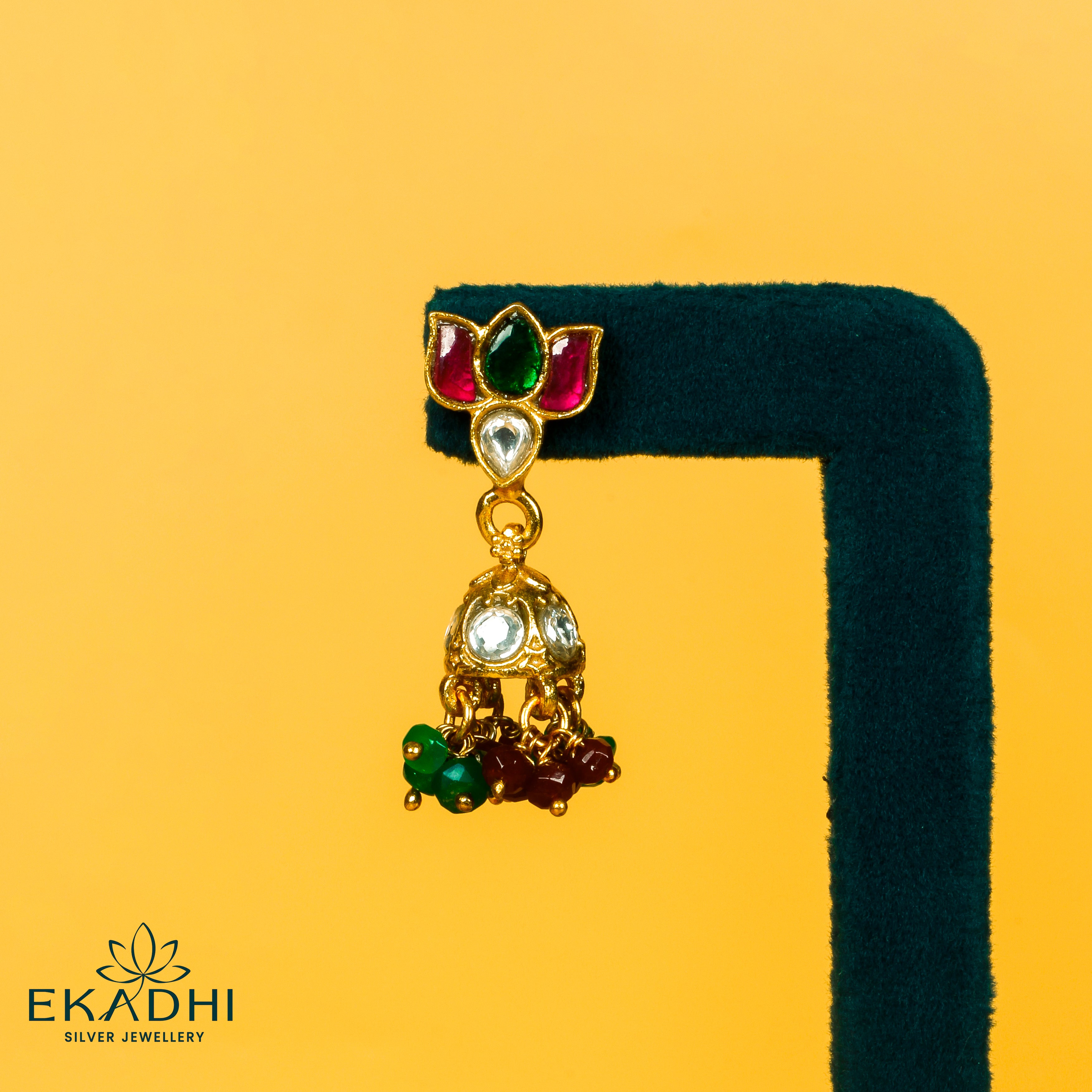 HJ16922 - KUNDAN JHUMKA