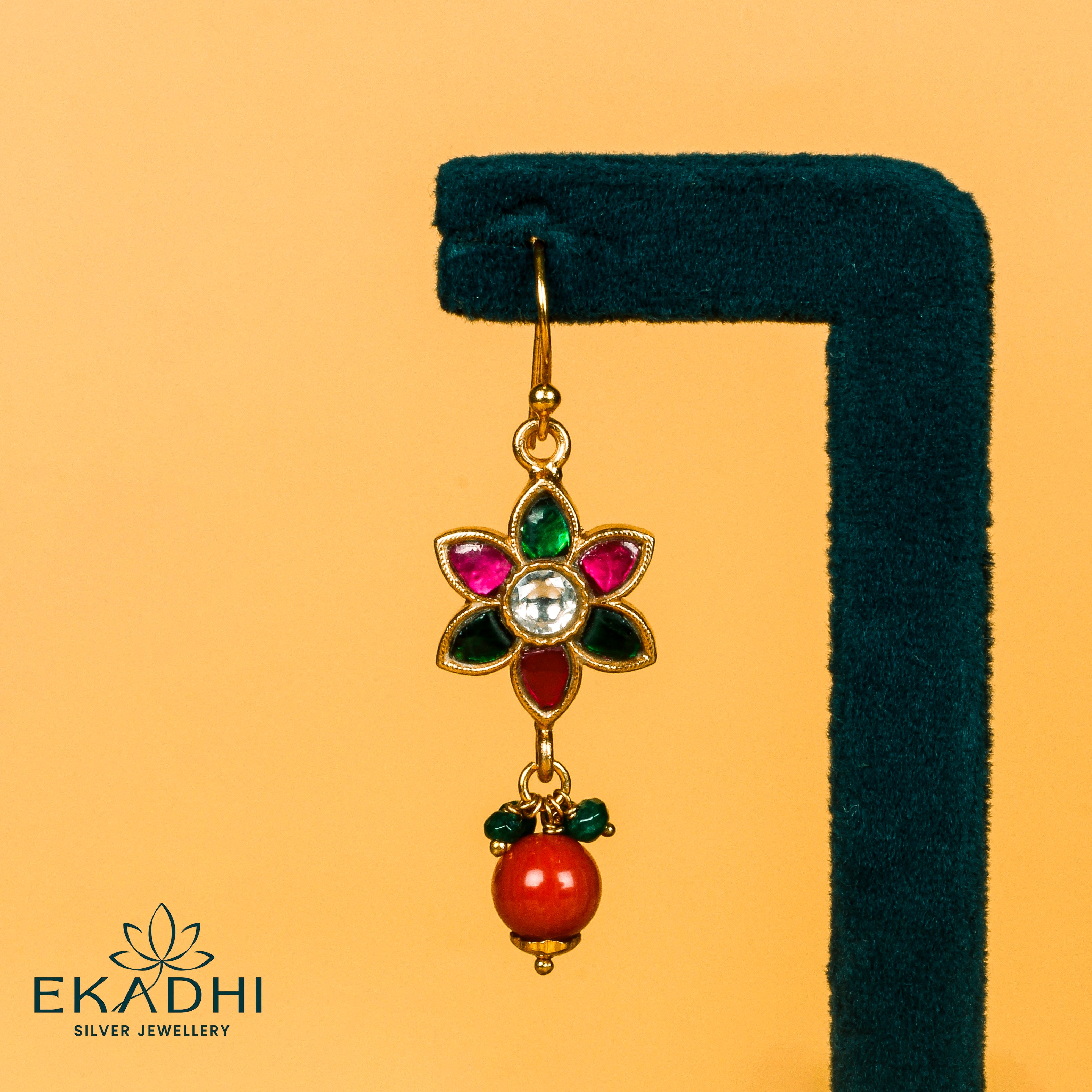 HJ16978 - KUNDAN EARRING