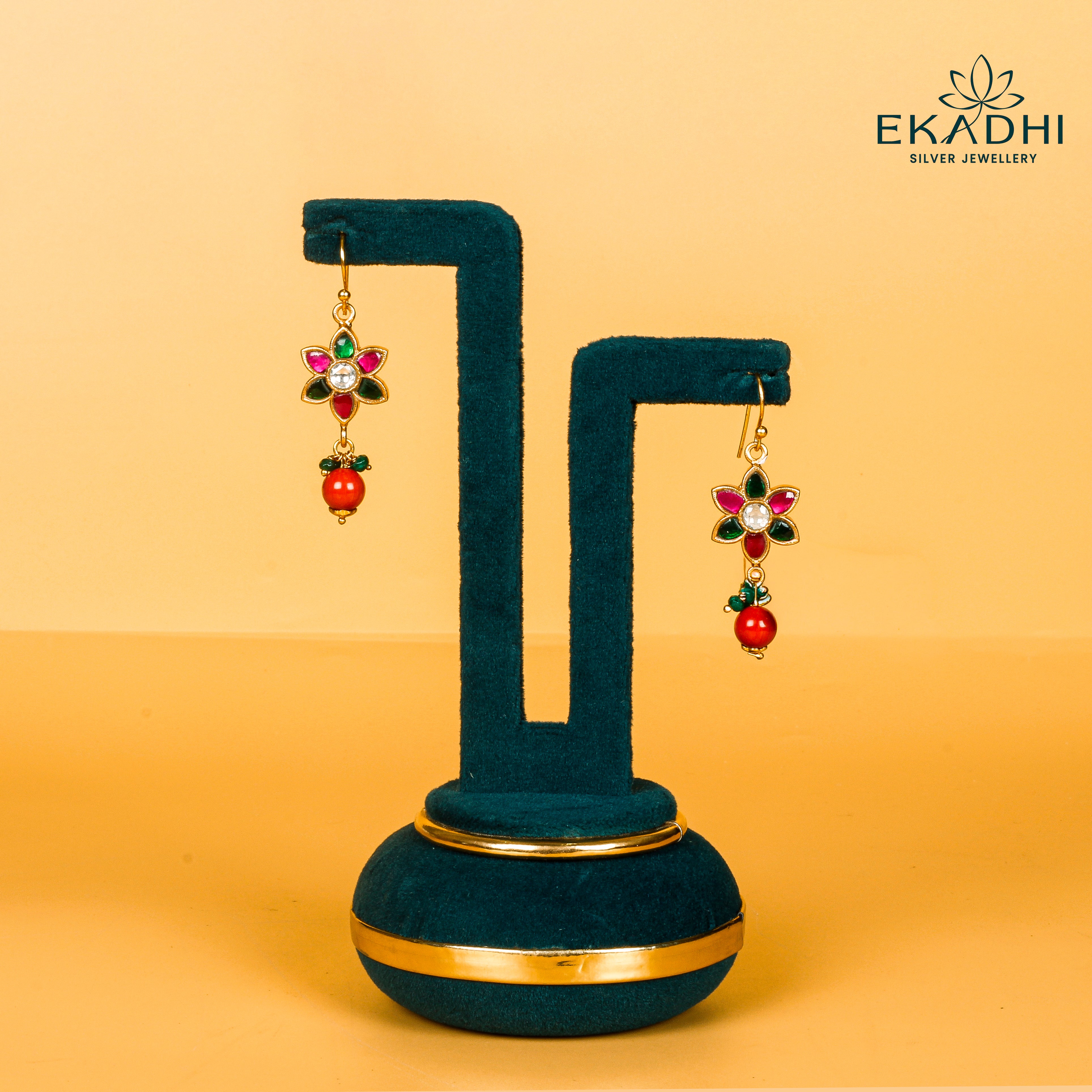 HJ16978 - KUNDAN EARRING