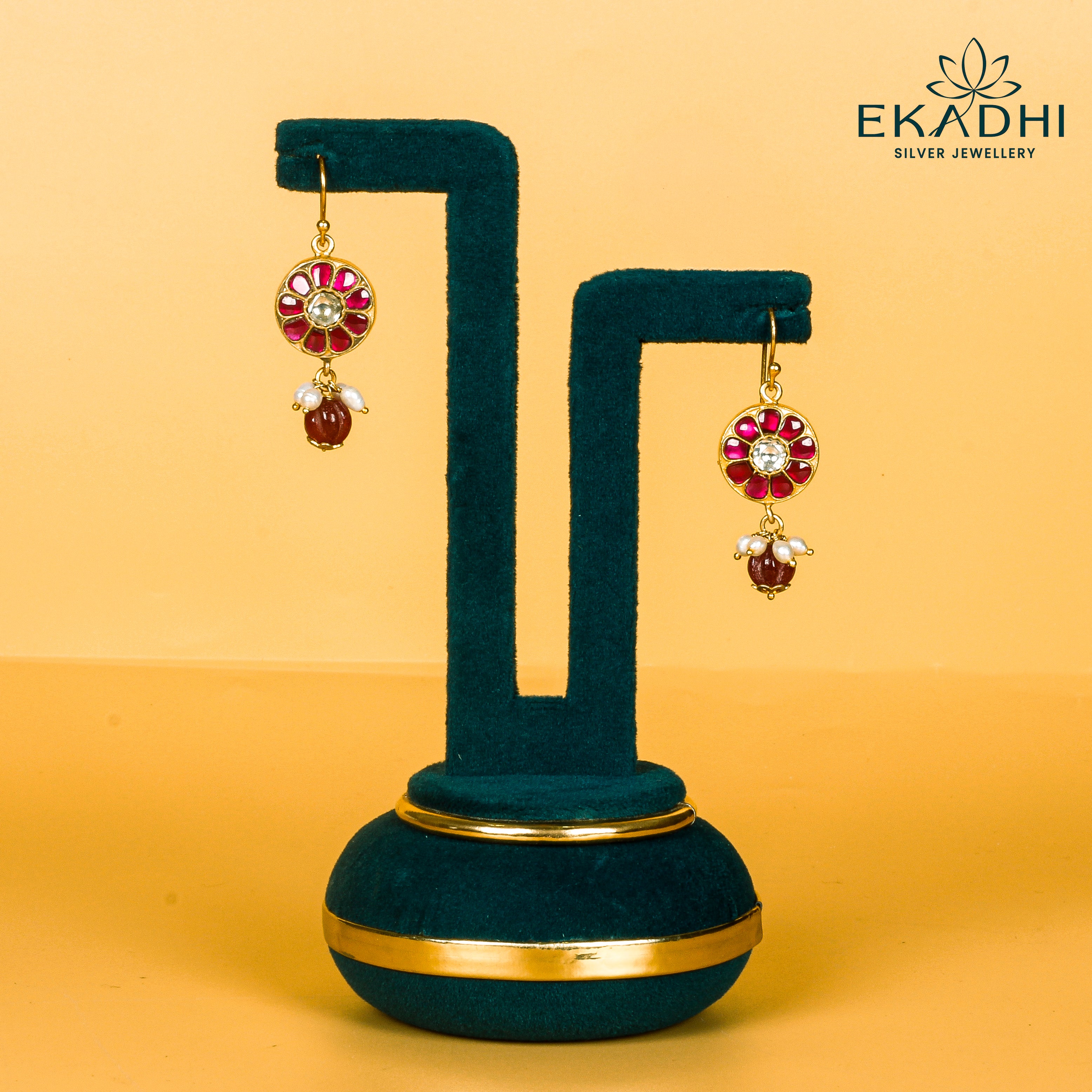 HJ16979 - KUNDAN EARRING