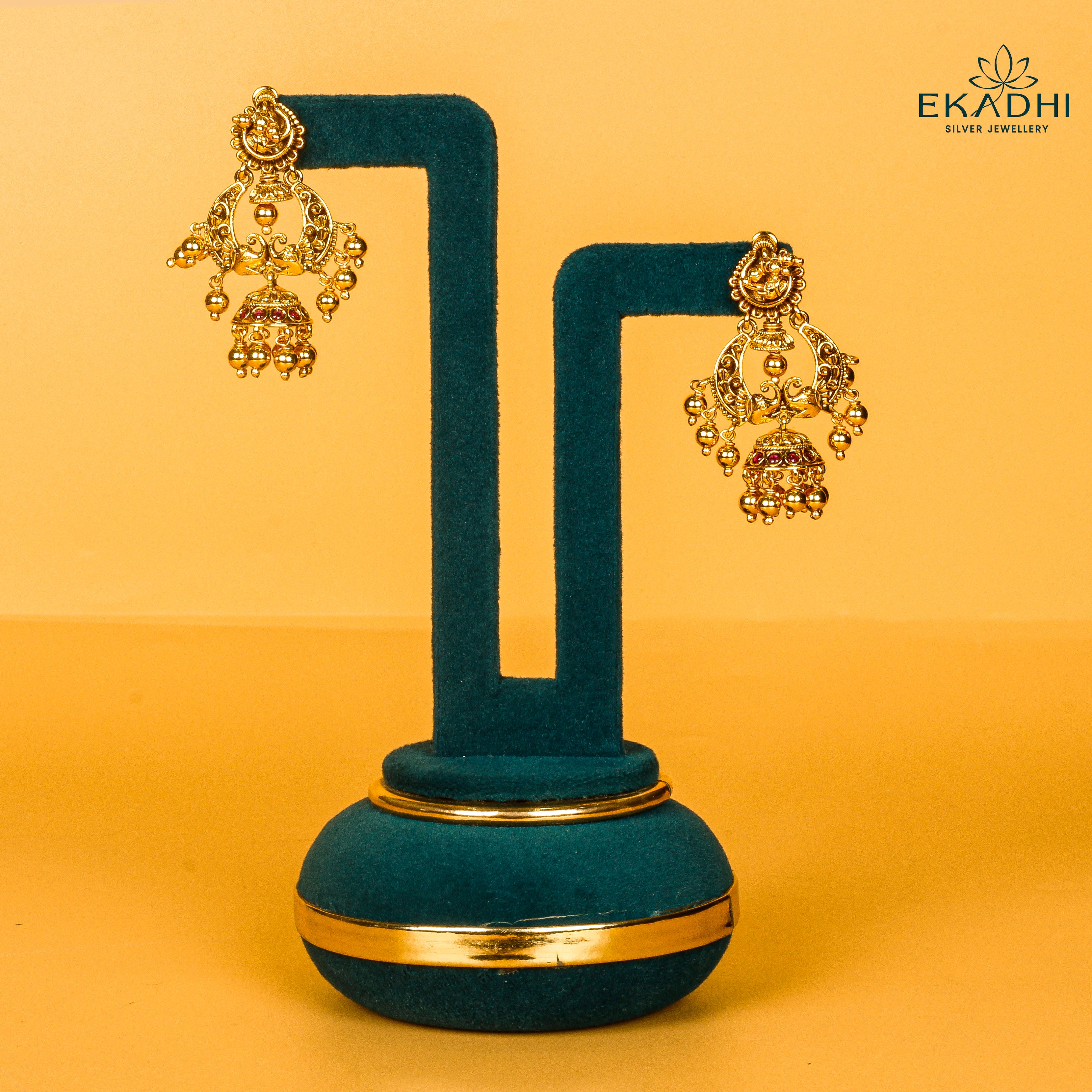 HJ18407 - NAKSHI JHUMKA