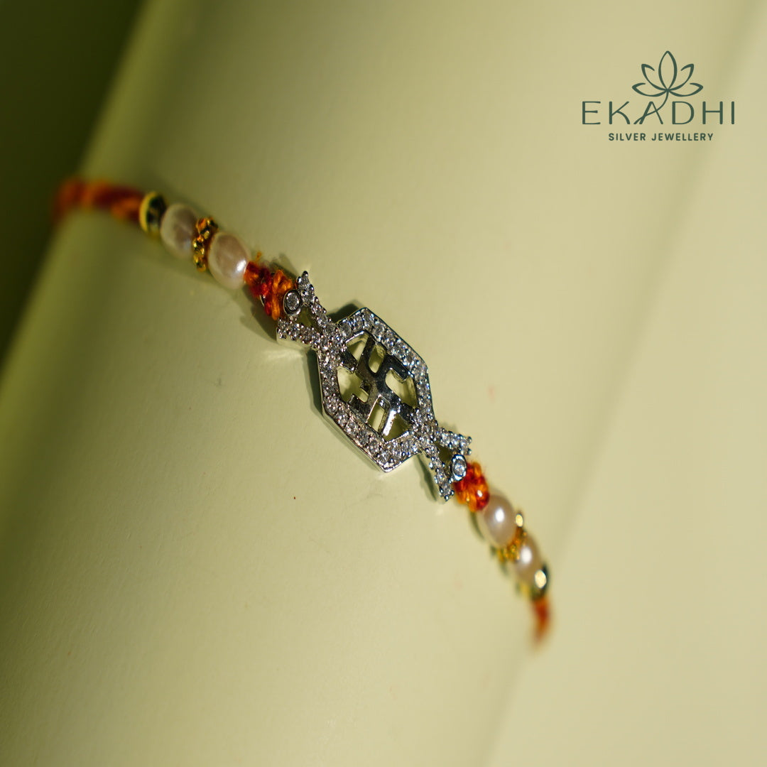 Silver Rakhi-HJ19450