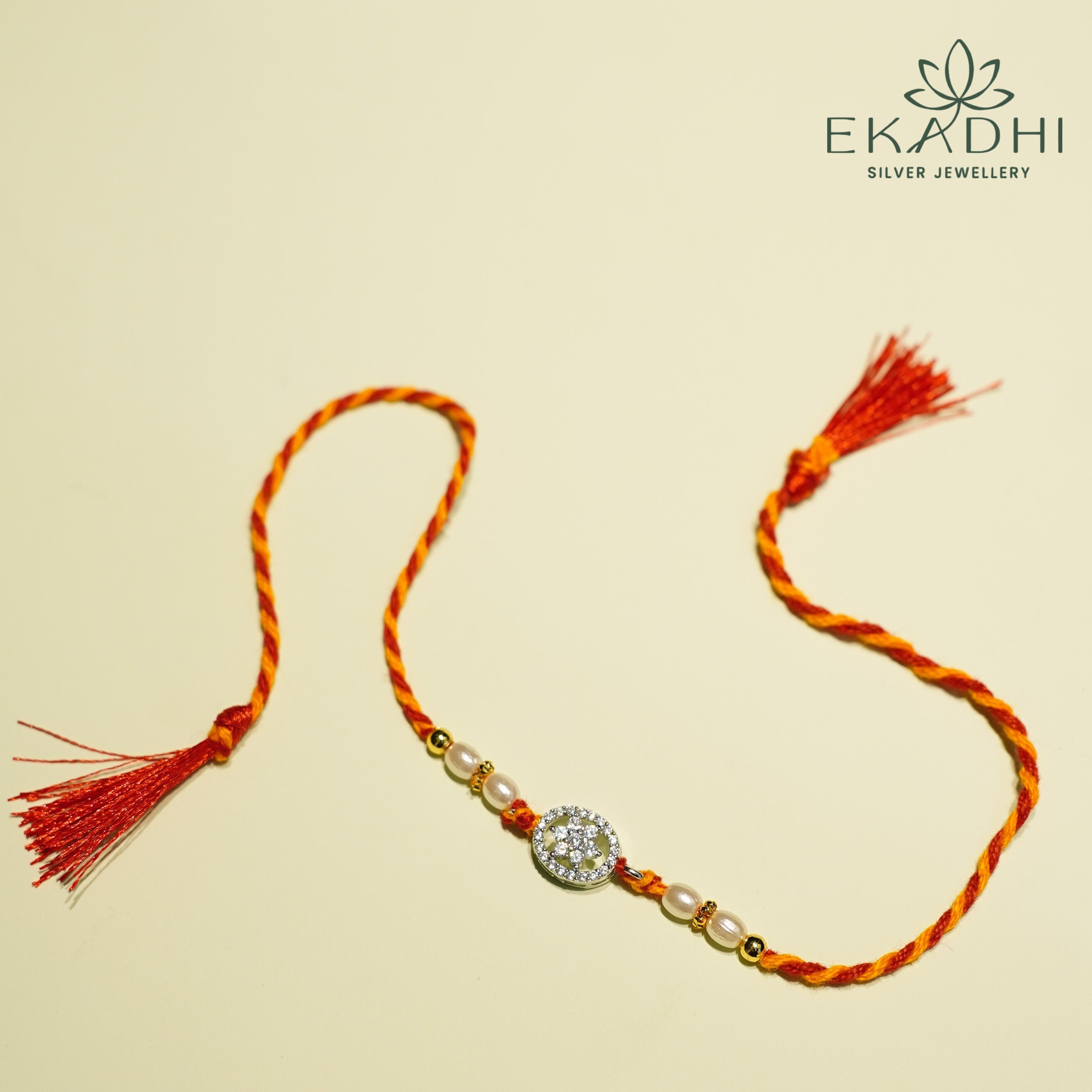 Silver Rakhi-HJ19457