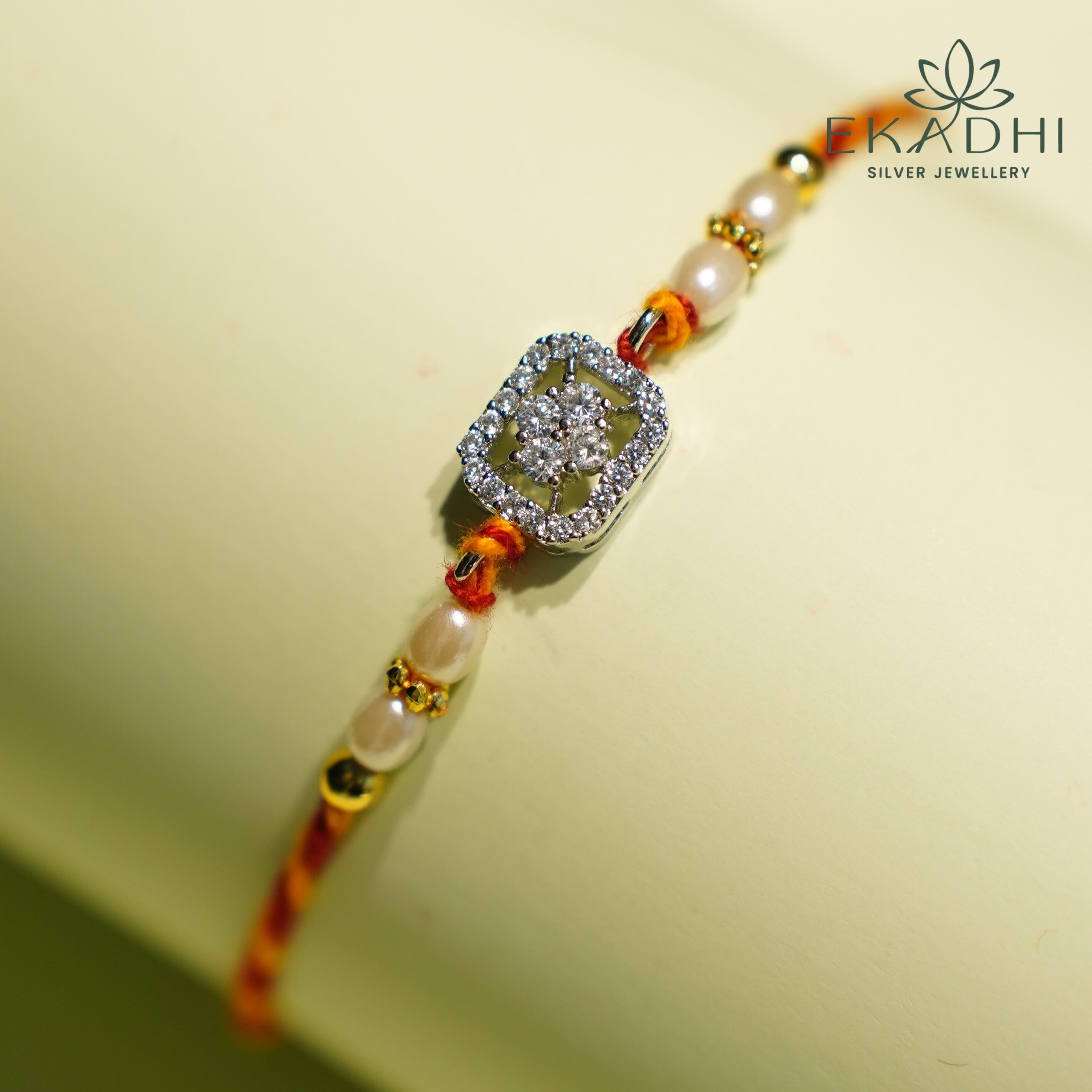 Silver Rakhi-HJ19455