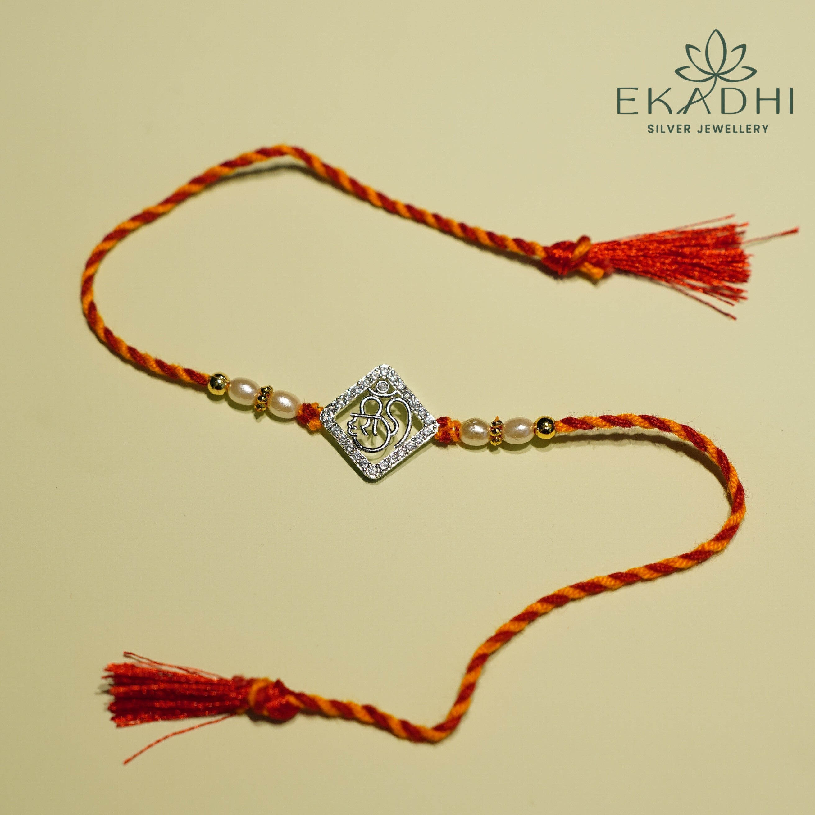 Silver Rakhi-HJ19458