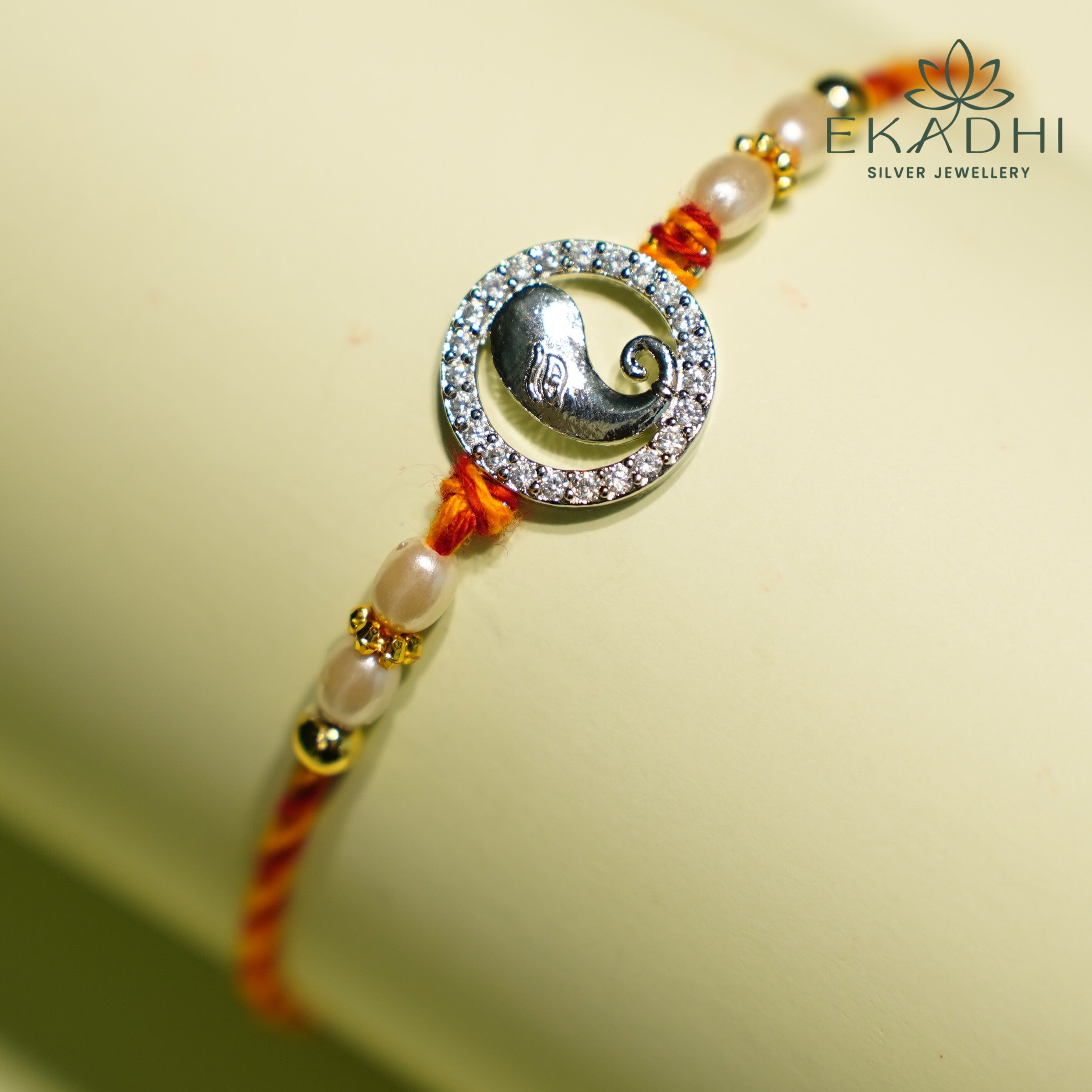 Silver Rakhi-HJ19460