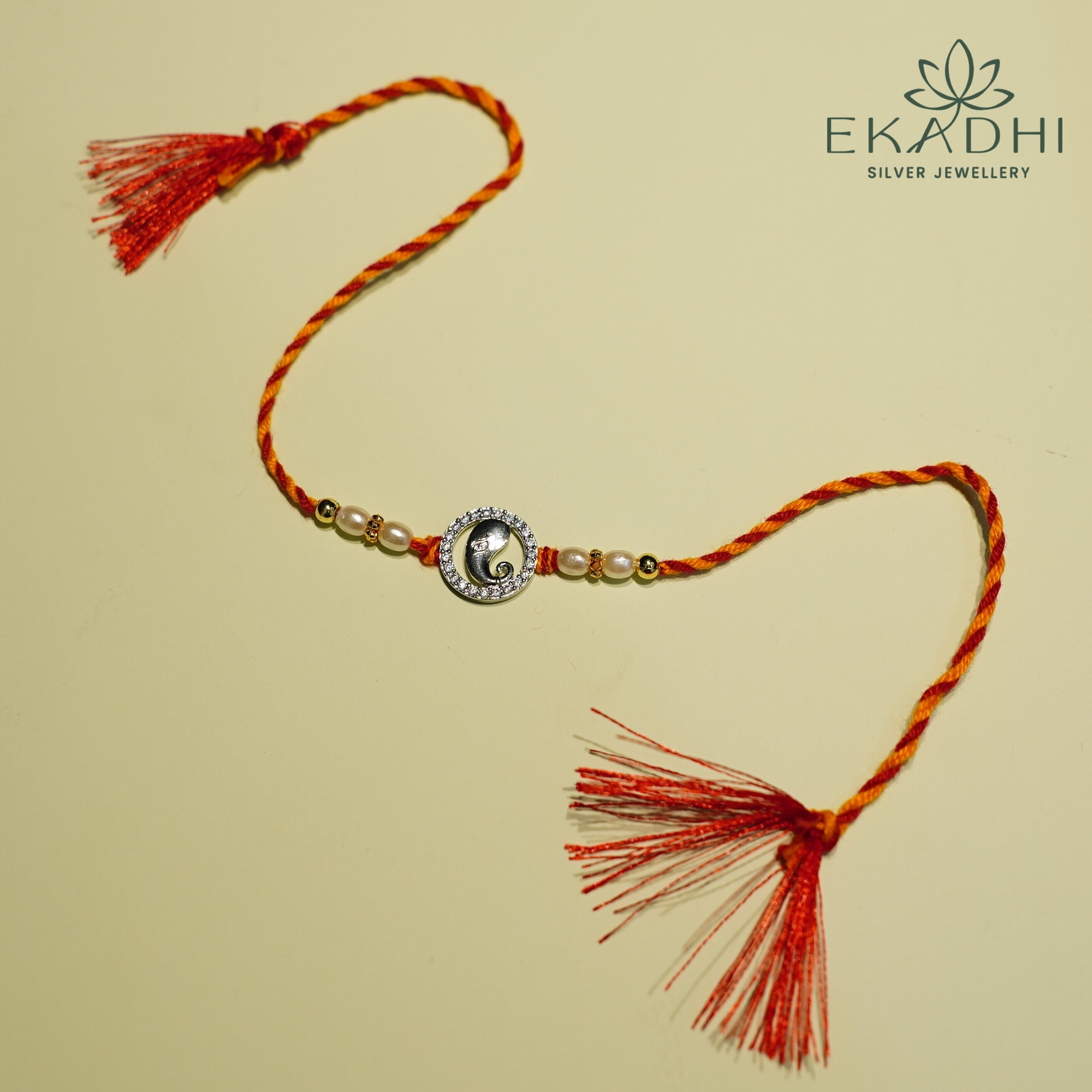 Silver Rakhi-HJ19460