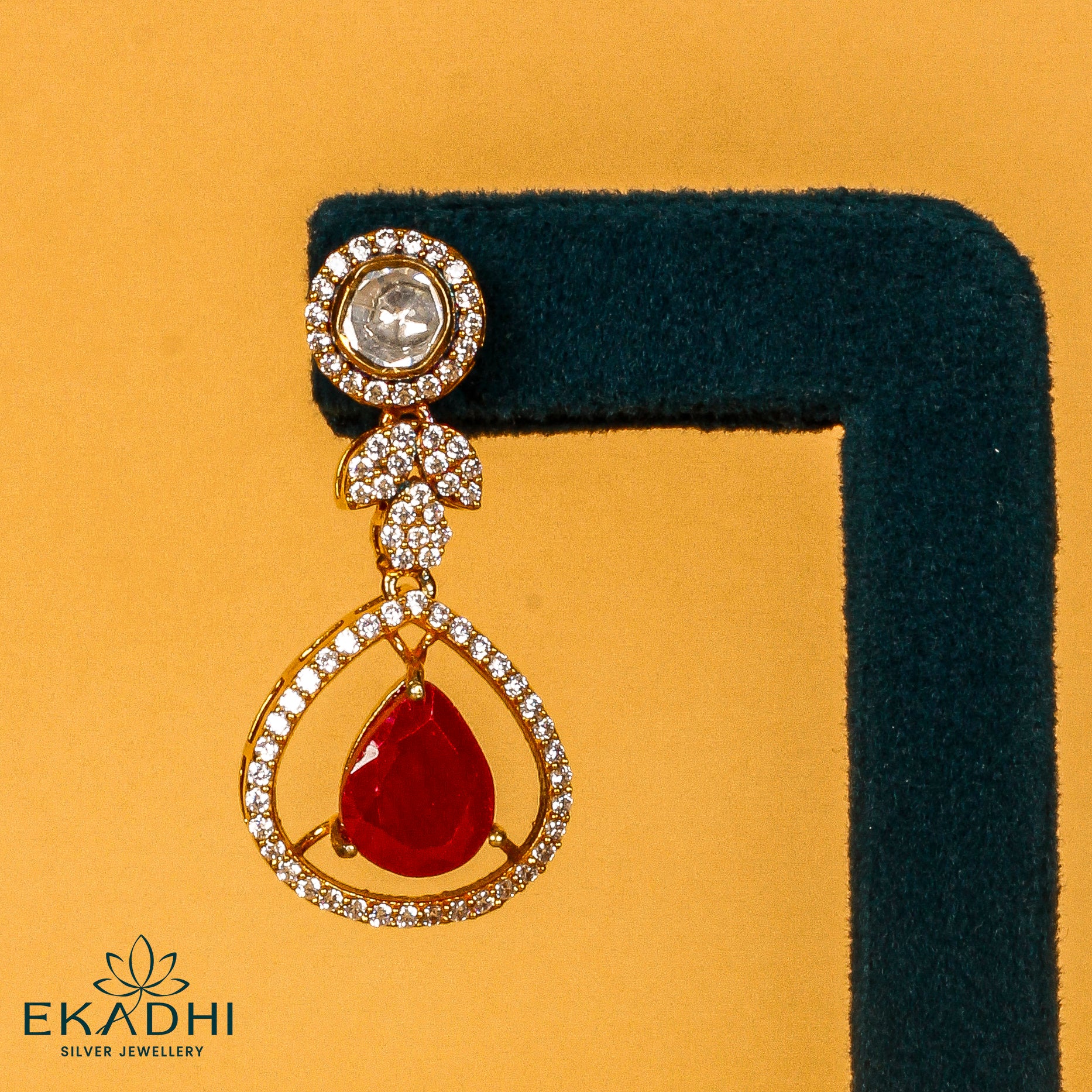 HJ19492 - MOISSANITE EARRING