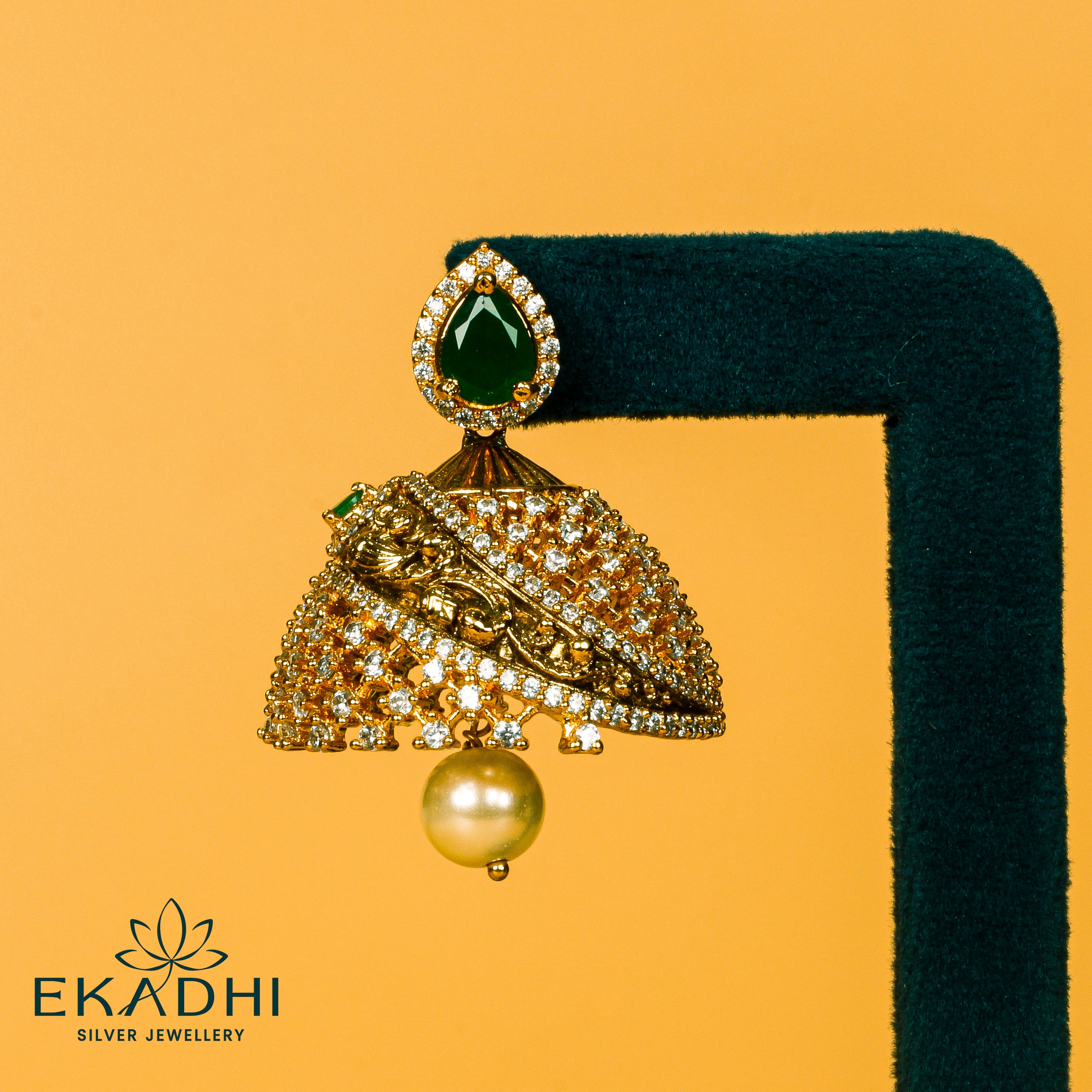 HJ1995 - NAKSHI ULW JHUMKA