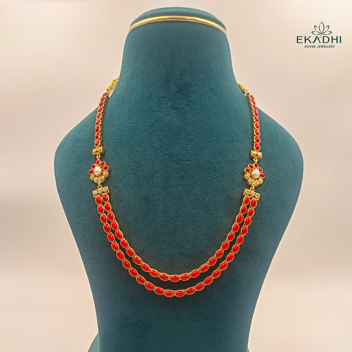 HJ21362 - NAKSHI CZ NECKLACE