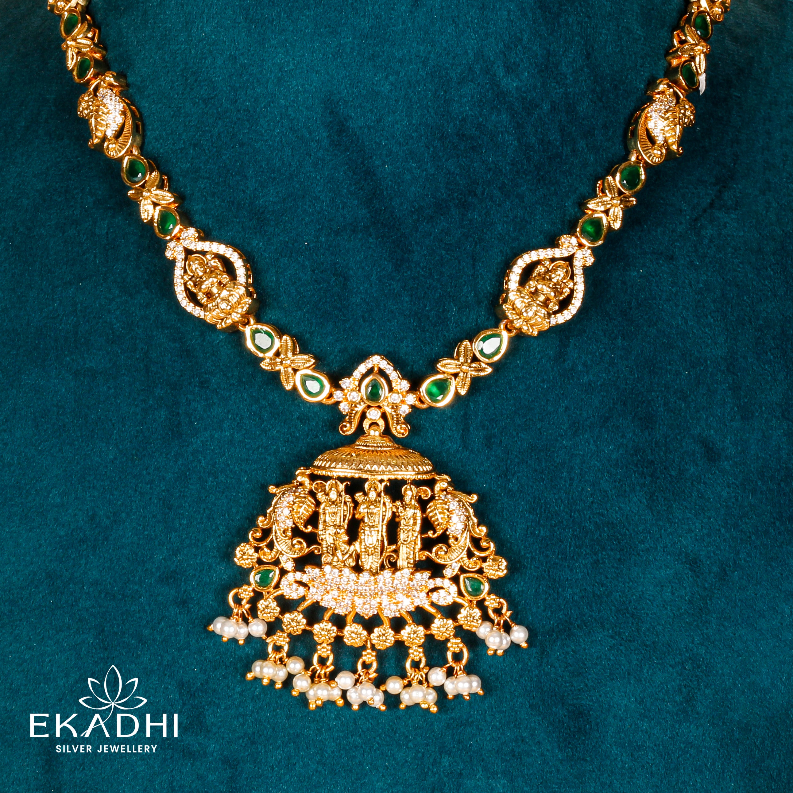 HJ21577 - NAKSHI CZ NECKLACE