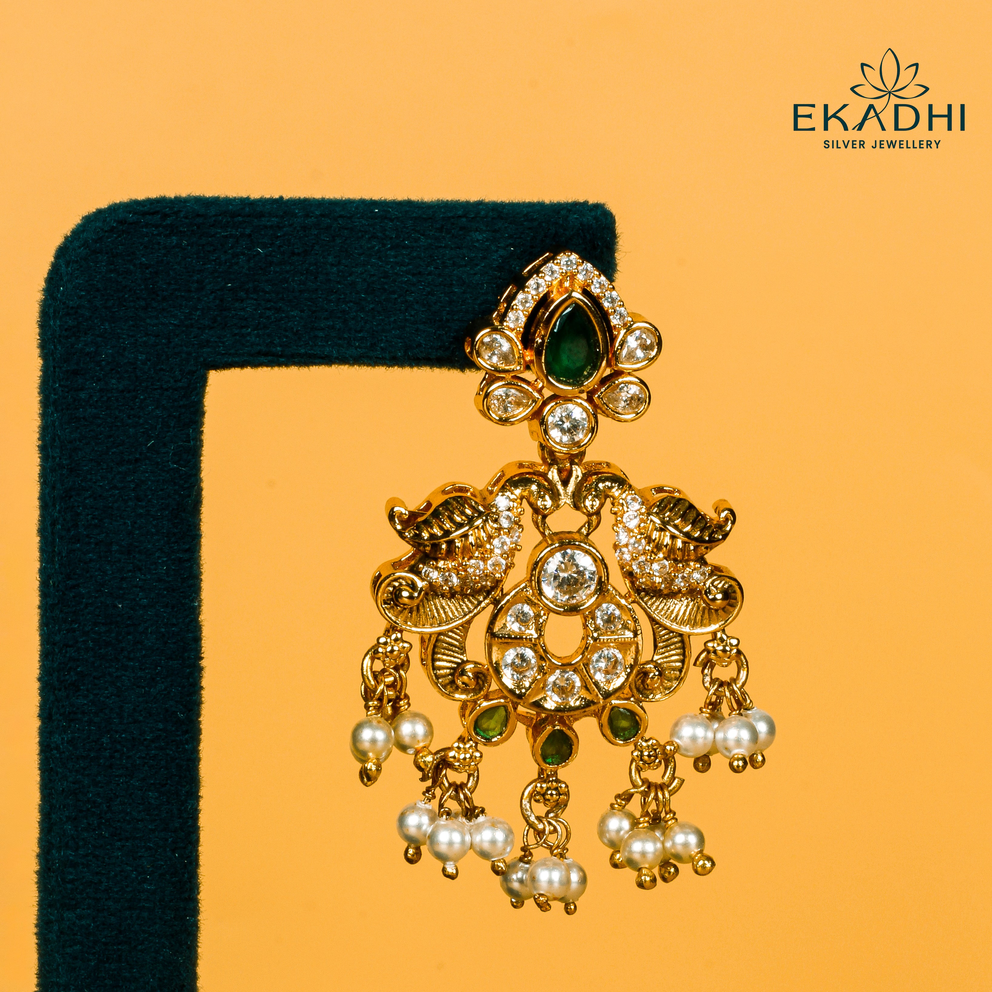 HJ21578 - NAKSHI CZ EARRING