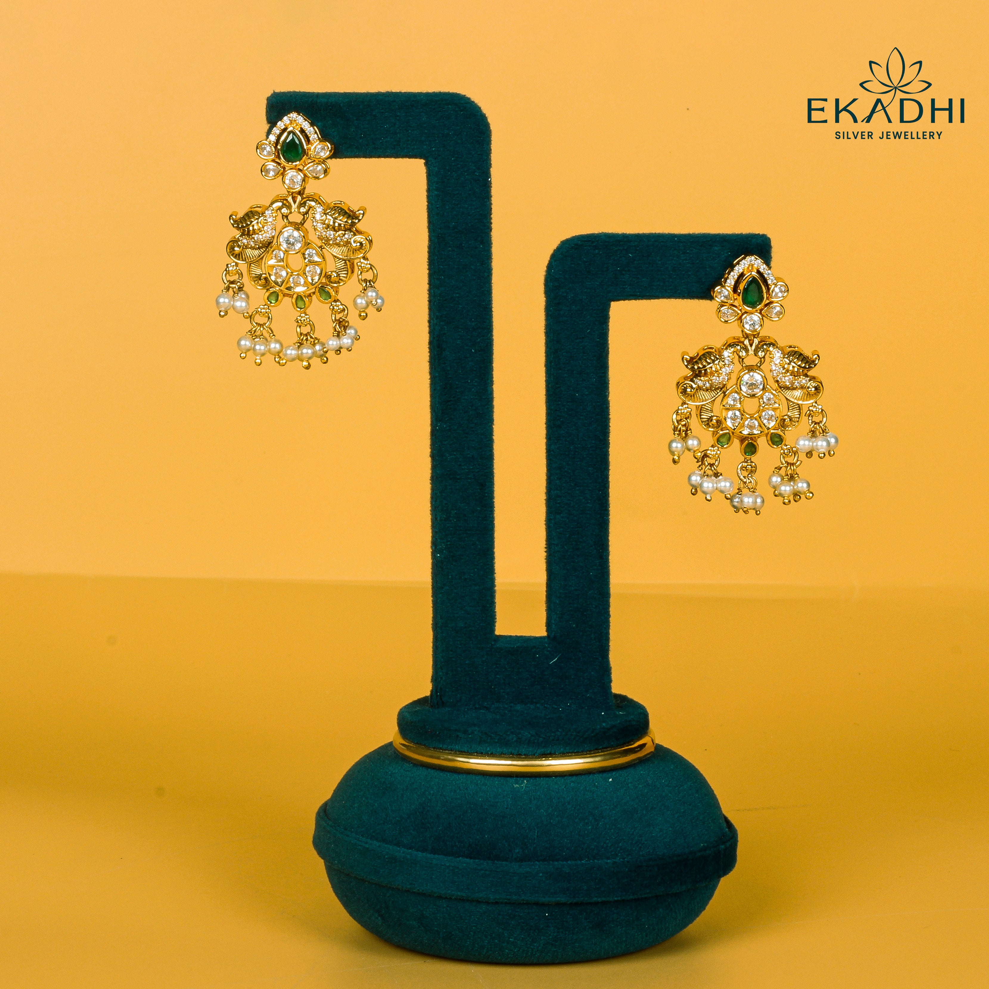 HJ21578 - NAKSHI CZ EARRING