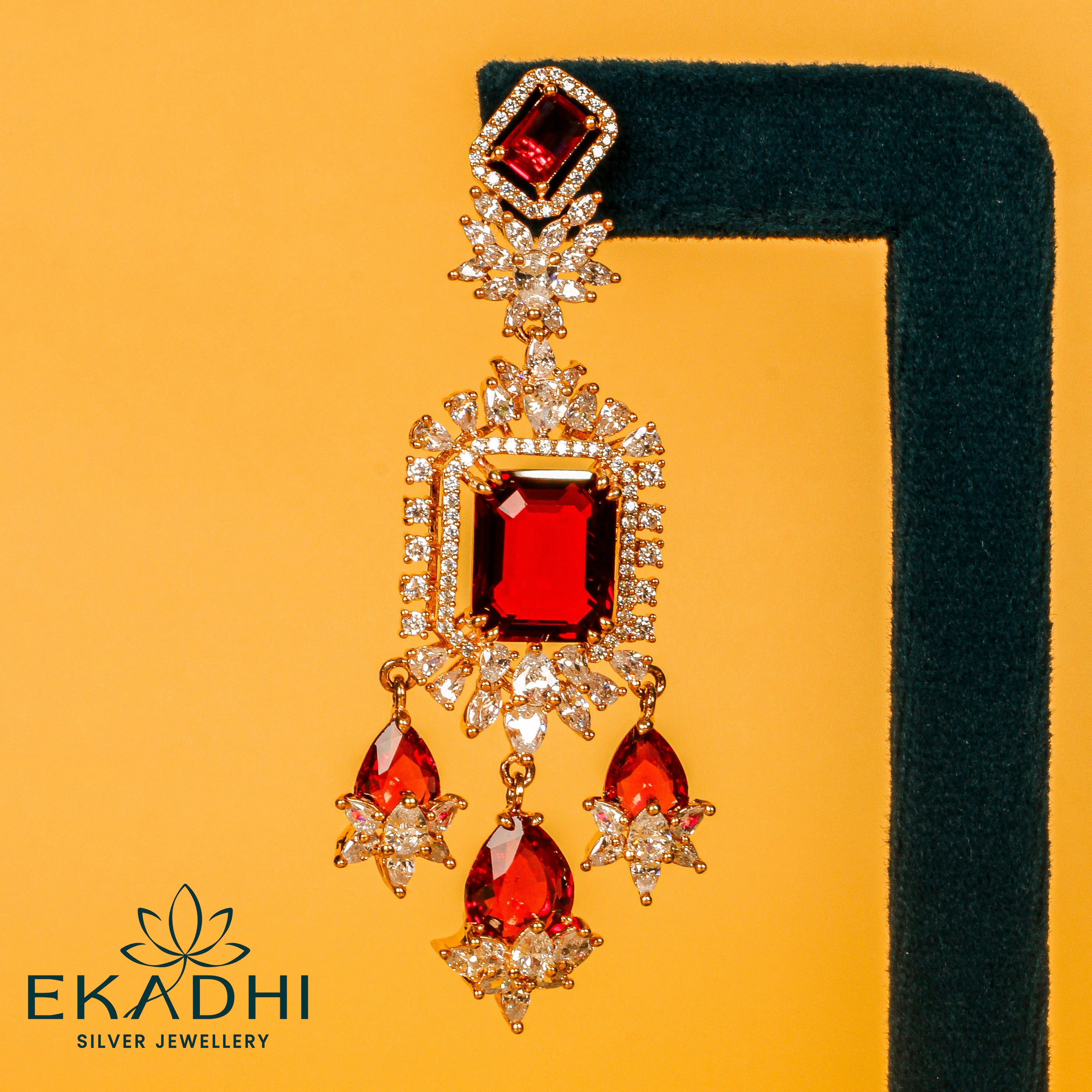 HJ2333 - CZ EARRING